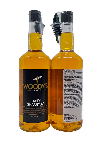 Woody's for Daily Shampoo 32 OZ Set of 2