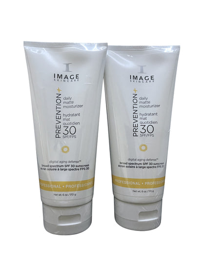 Image Skin Prevention Matte Moisturizer Sunscreen SPF 30 6 OZ Set of 2