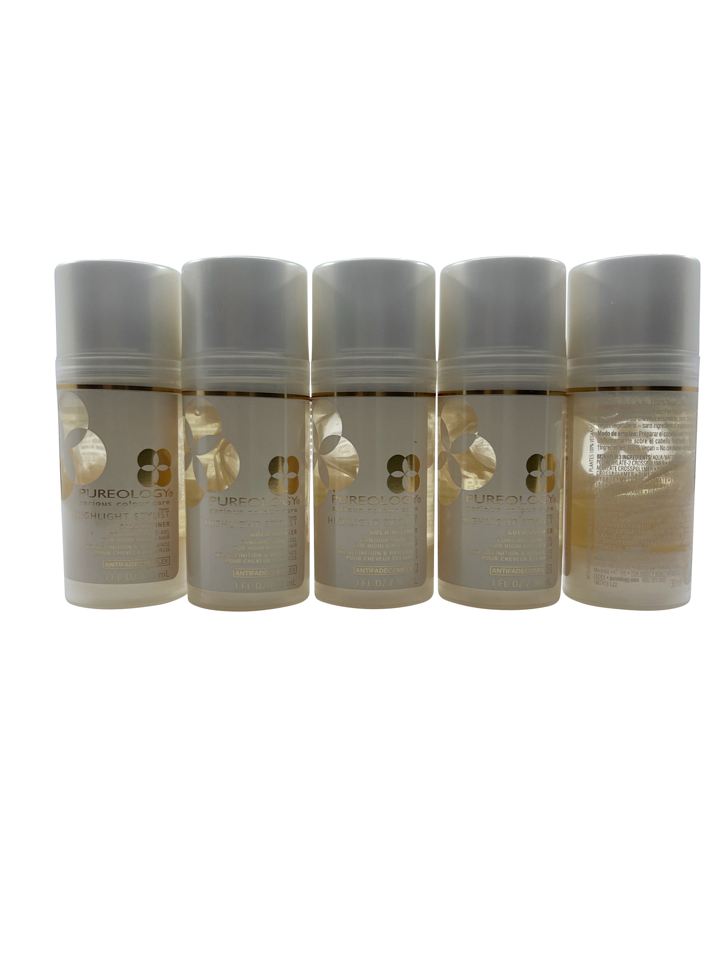 Pureology Highlight Styler Gold Definer 1 OZ Set of 5