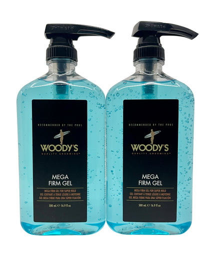 Woody's for Men Mega Firm Gel 16.9 OZ Set of 2