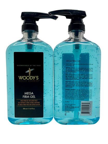 Woody's for Men Mega Firm Gel 16.9 OZ Set of 2