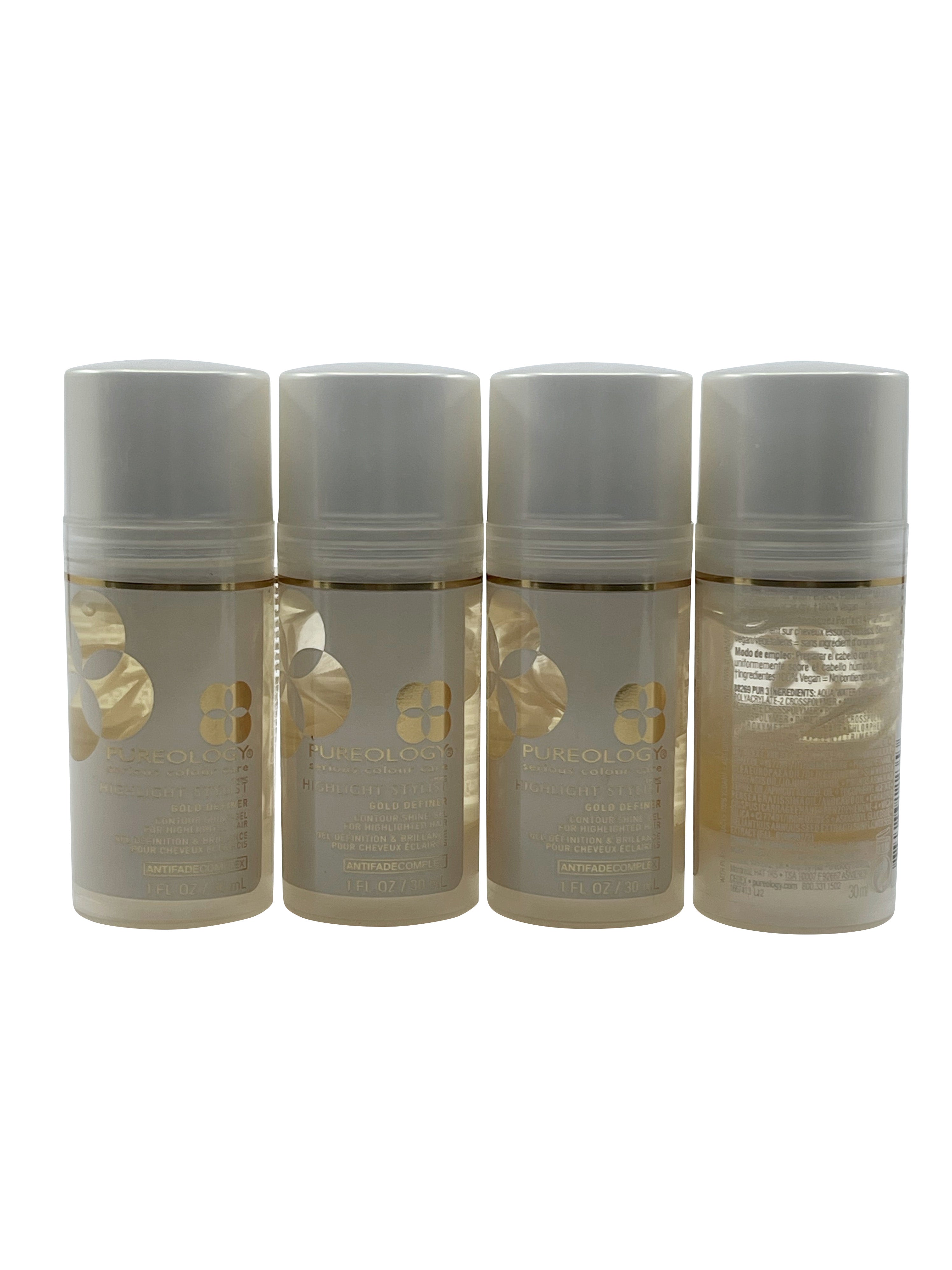 Pureology Highlight Styler Gold Definer 1 OZ Set of 4