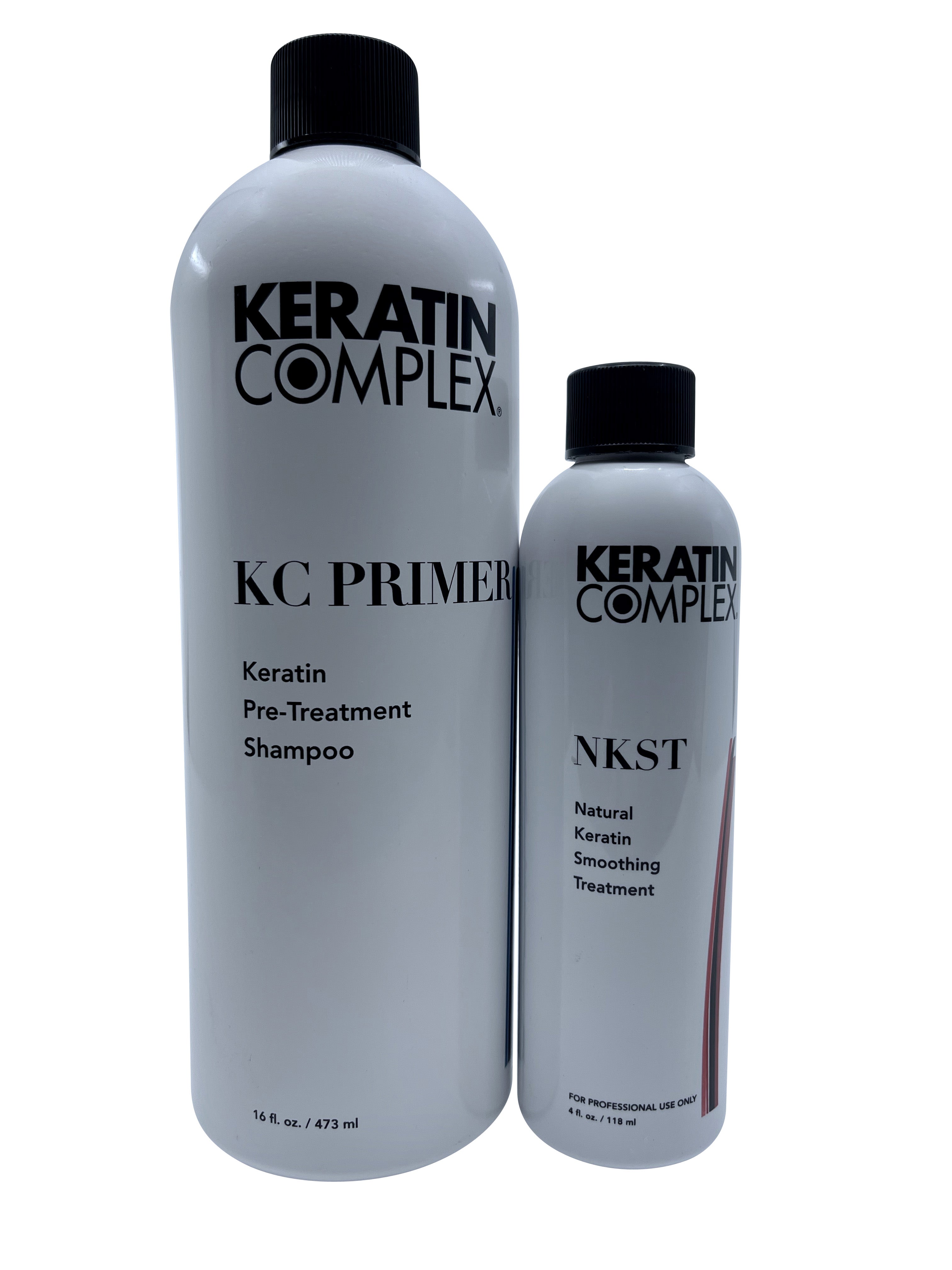 Keratin Complex KC Primer 16 OZ & NKST Natural Keratin Smoothing Treatment 4 OZ