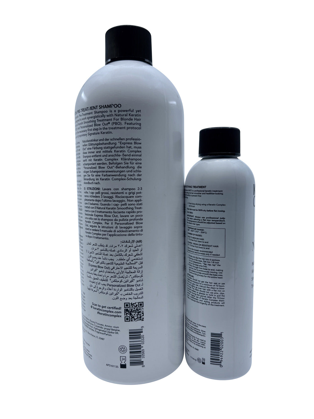 Keratin Complex KC Primer 16 OZ & NKST Natural Keratin Smoothing Treatment 4 OZ