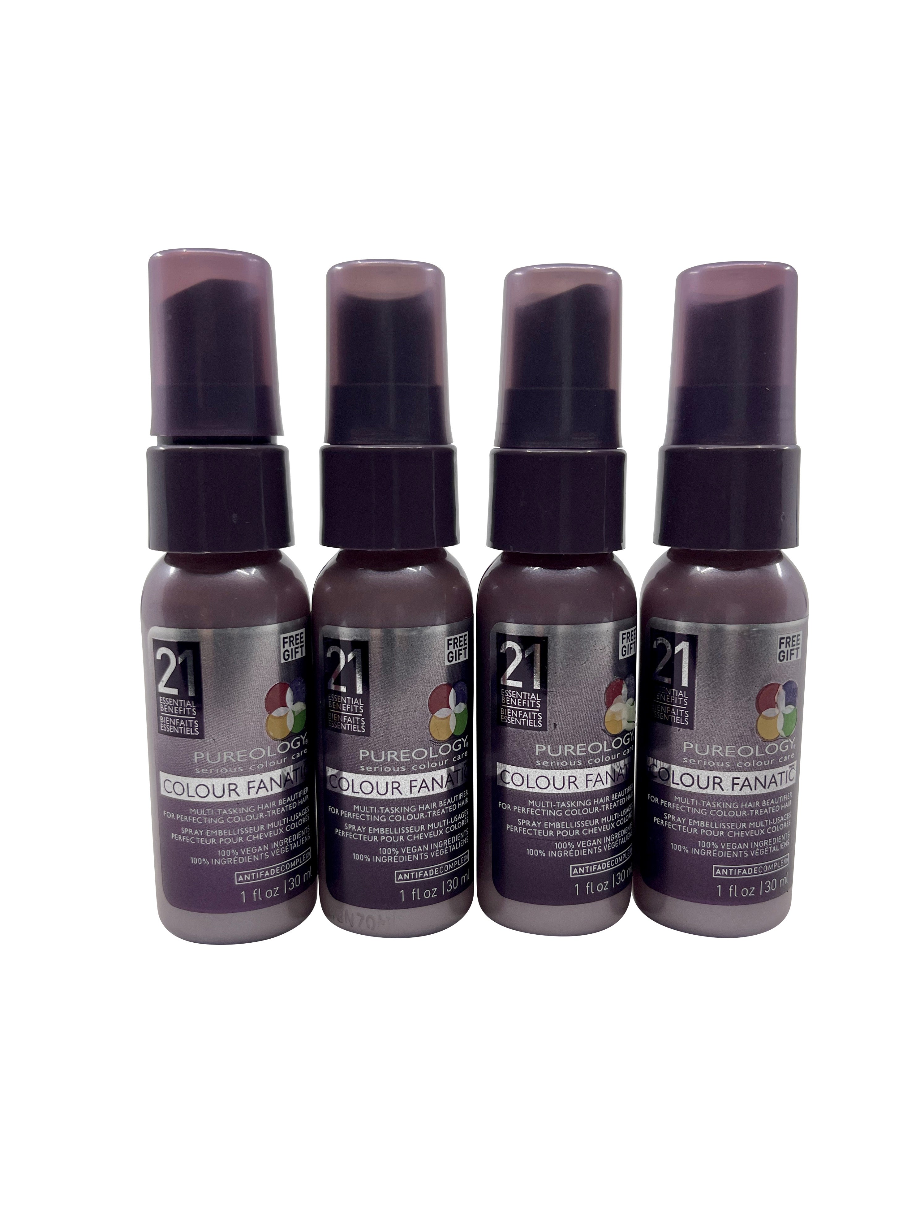 Pureology Colour Fanatic Multi Tasking Hair Beautifier 1 OZ Set of 4