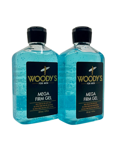 Woody's for Men Mega Firm Gel 12 OZ Set of 2