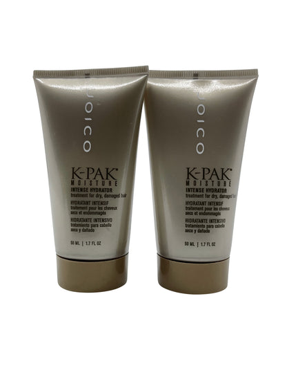 Joico K Pak Intense Hydrator Treatment Dry & Damaged Hair 1.7 OZ Set of 2