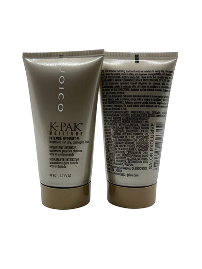 Joico K Pak Intense Hydrator Treatment Dry & Damaged Hair 1.7 OZ Set of 2