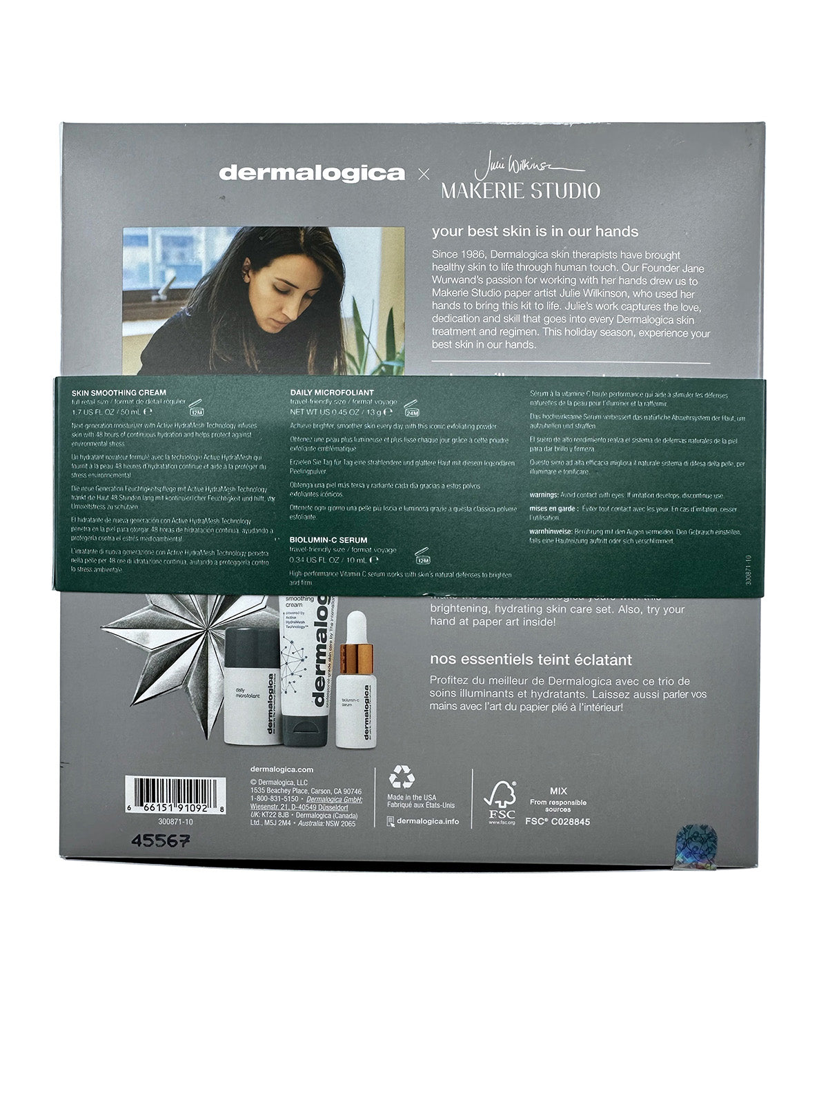 Dermalogica & Julie Wilkerson Makerie Studio Our Best & Brightest Set