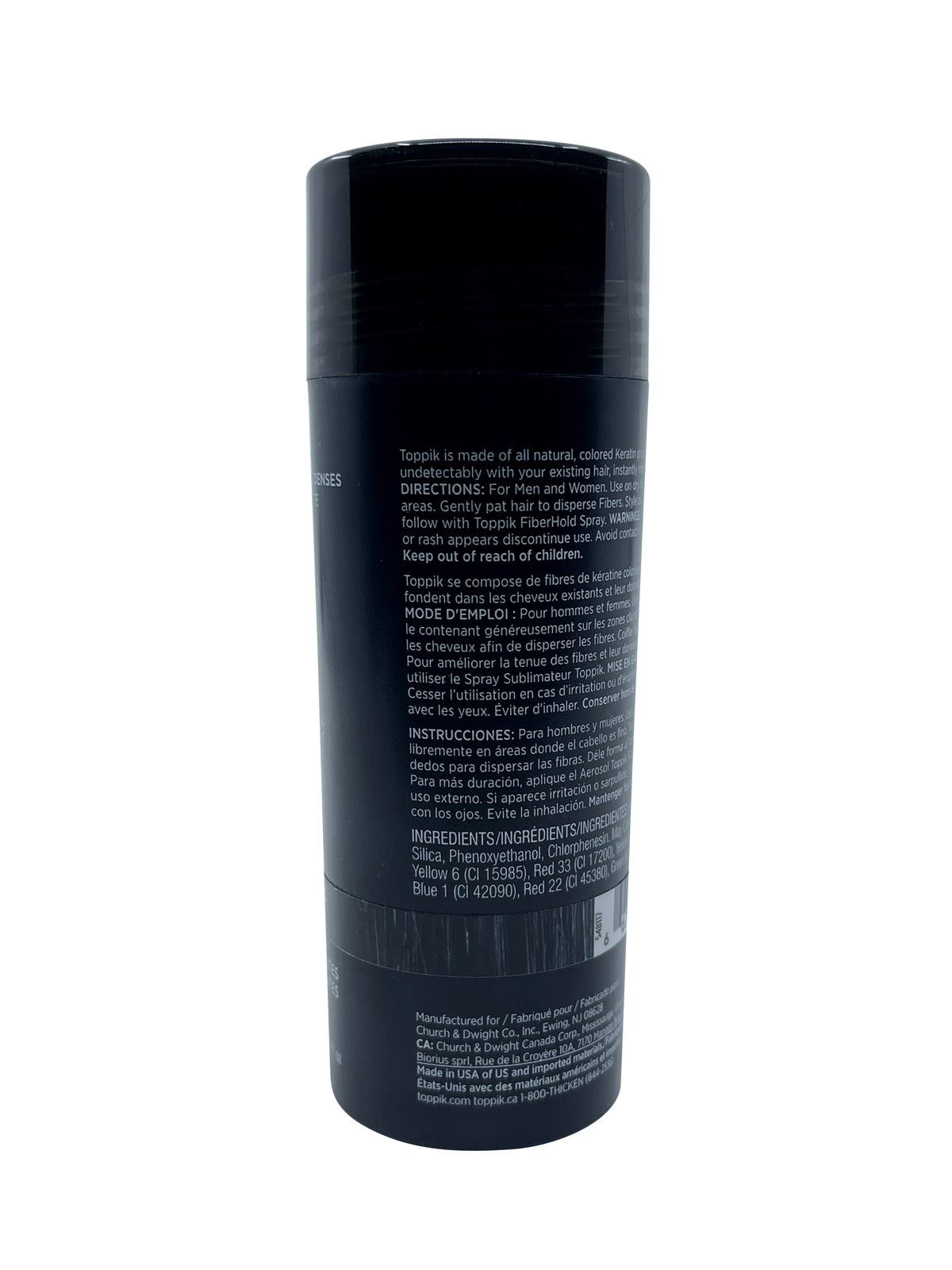 Toppik Hair Building Fibers Black 0.97 OZ Each