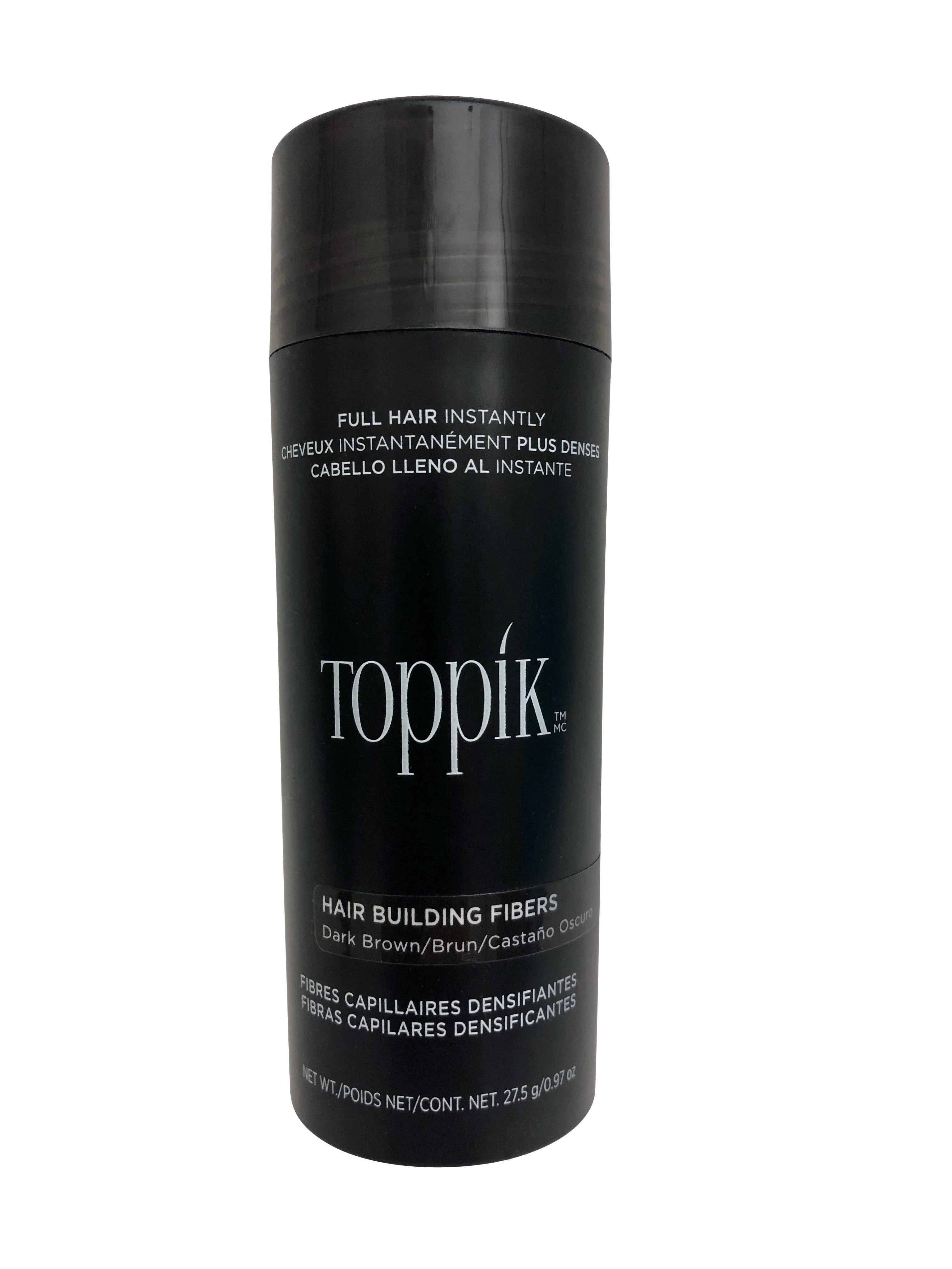 Toppik Hair Building Fibers Dark Brown 0.97 OZ Each