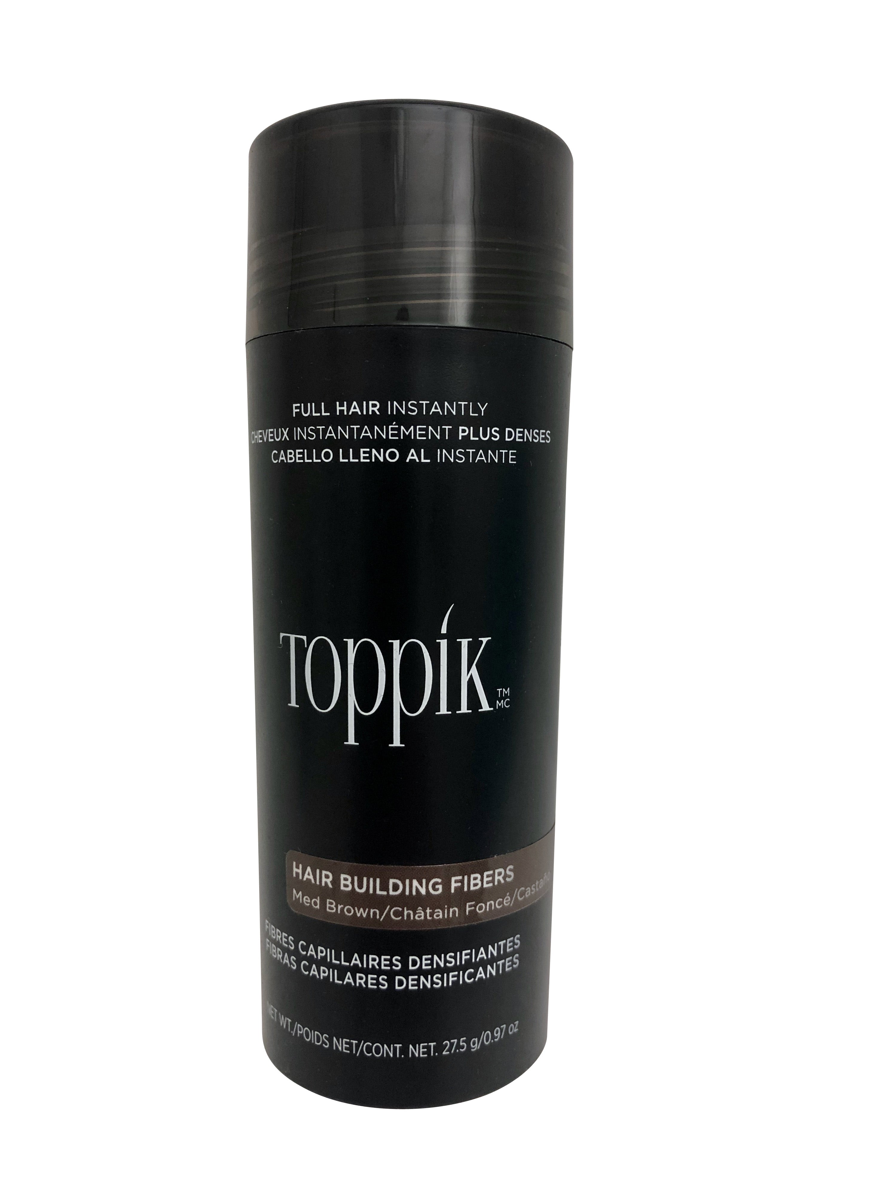 Toppik Hair Building Fibers Medium Brown 0.97 OZ Each