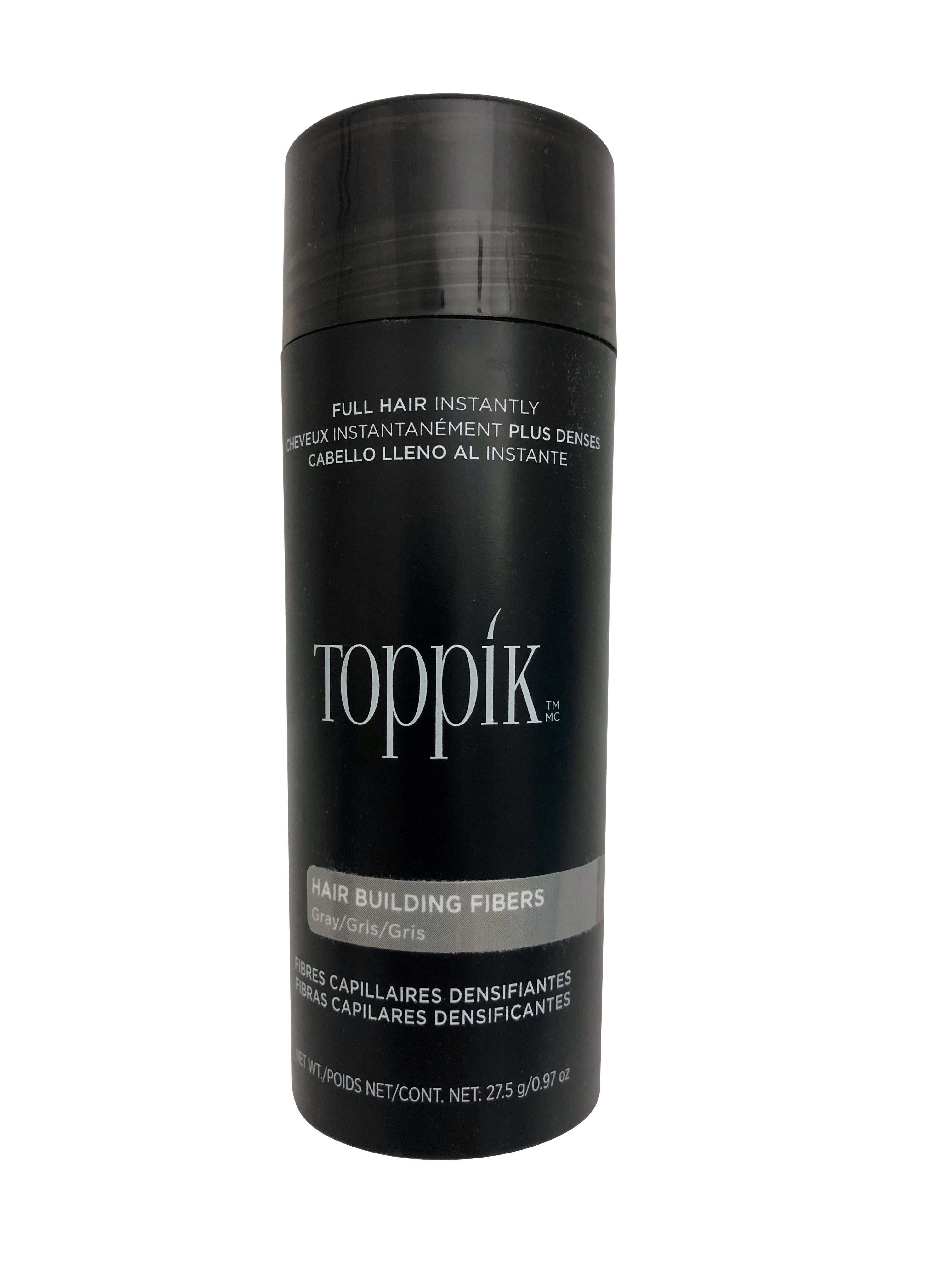 Toppik Hair Building Fibers Gray 0.97 OZ Each