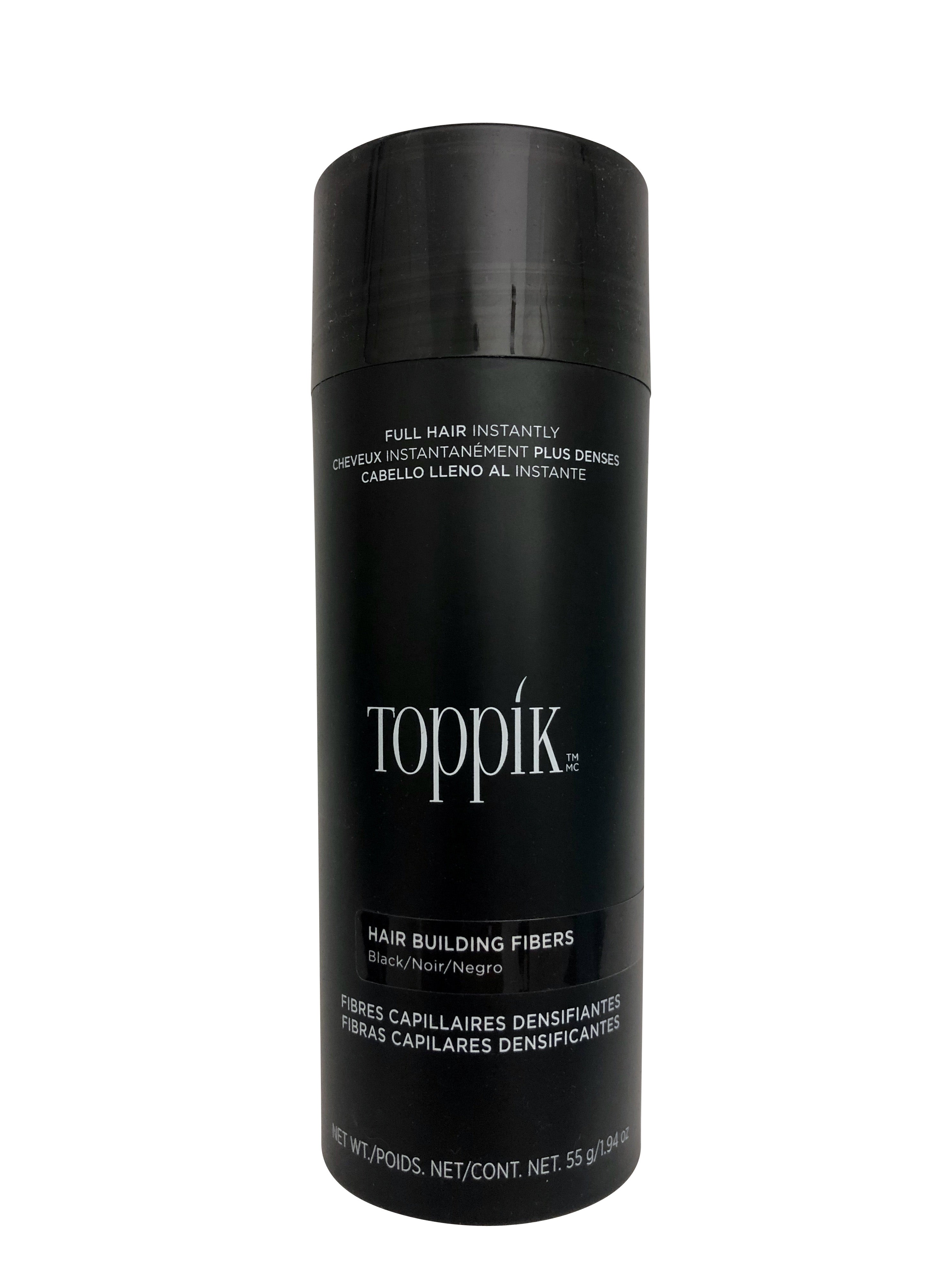 Toppik Hair Building Fibers Black 1.94 OZ Each