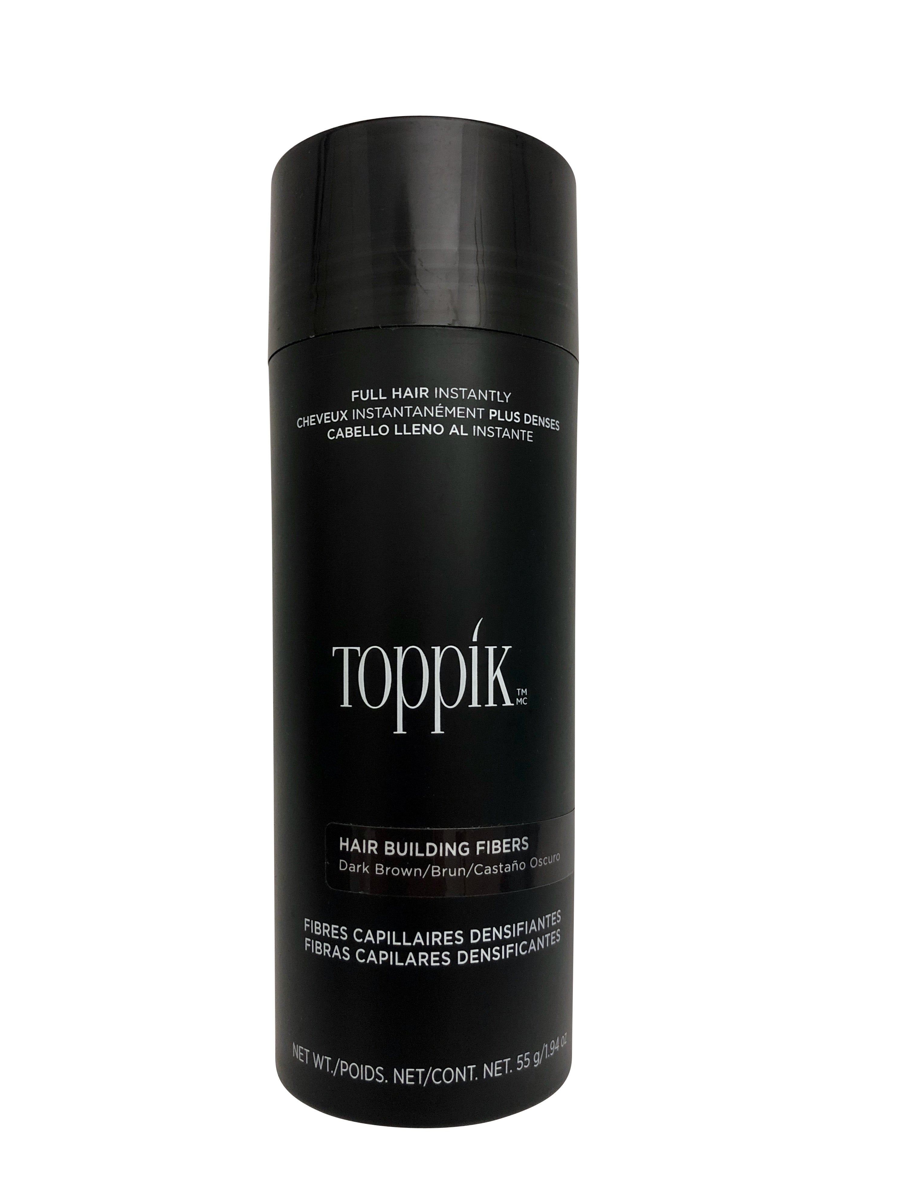 Toppik Hair Building Fibers Dark Brown 1.94 OZ Each