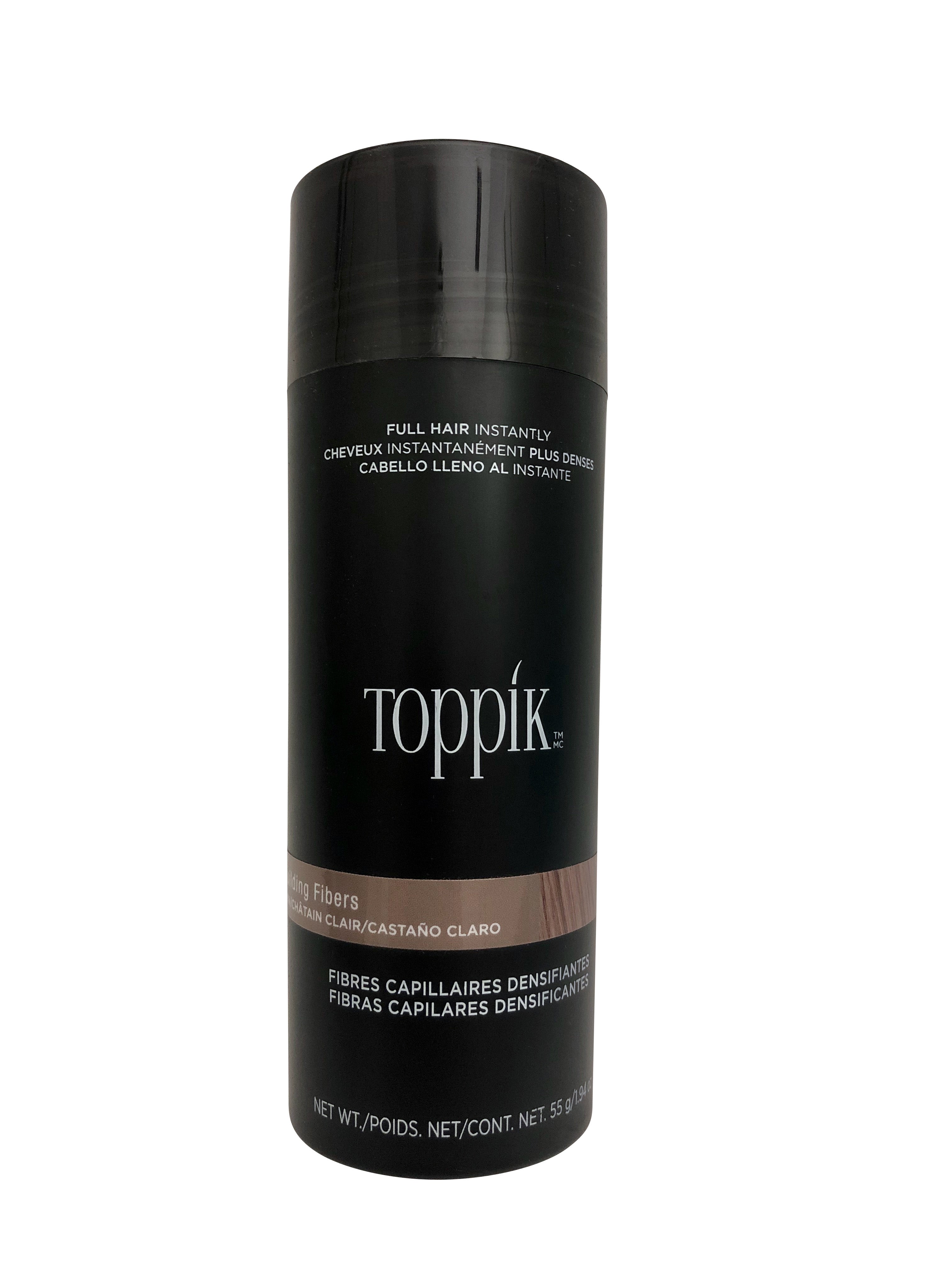 Toppik Hair Building Fibers Light Brown 1.94 OZ Each