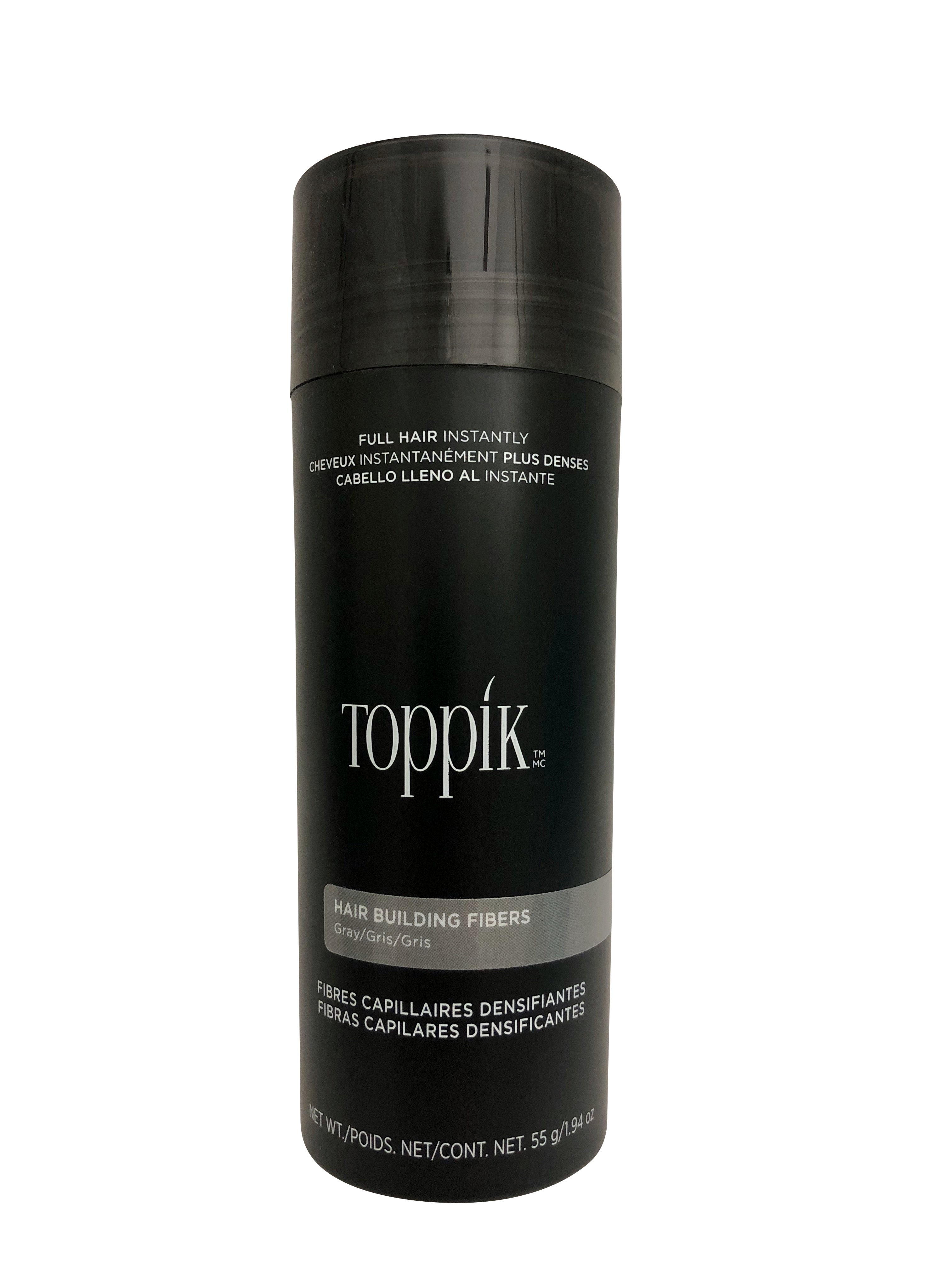 Toppik Hair Building Fibers Gray 1.94 OZ Each