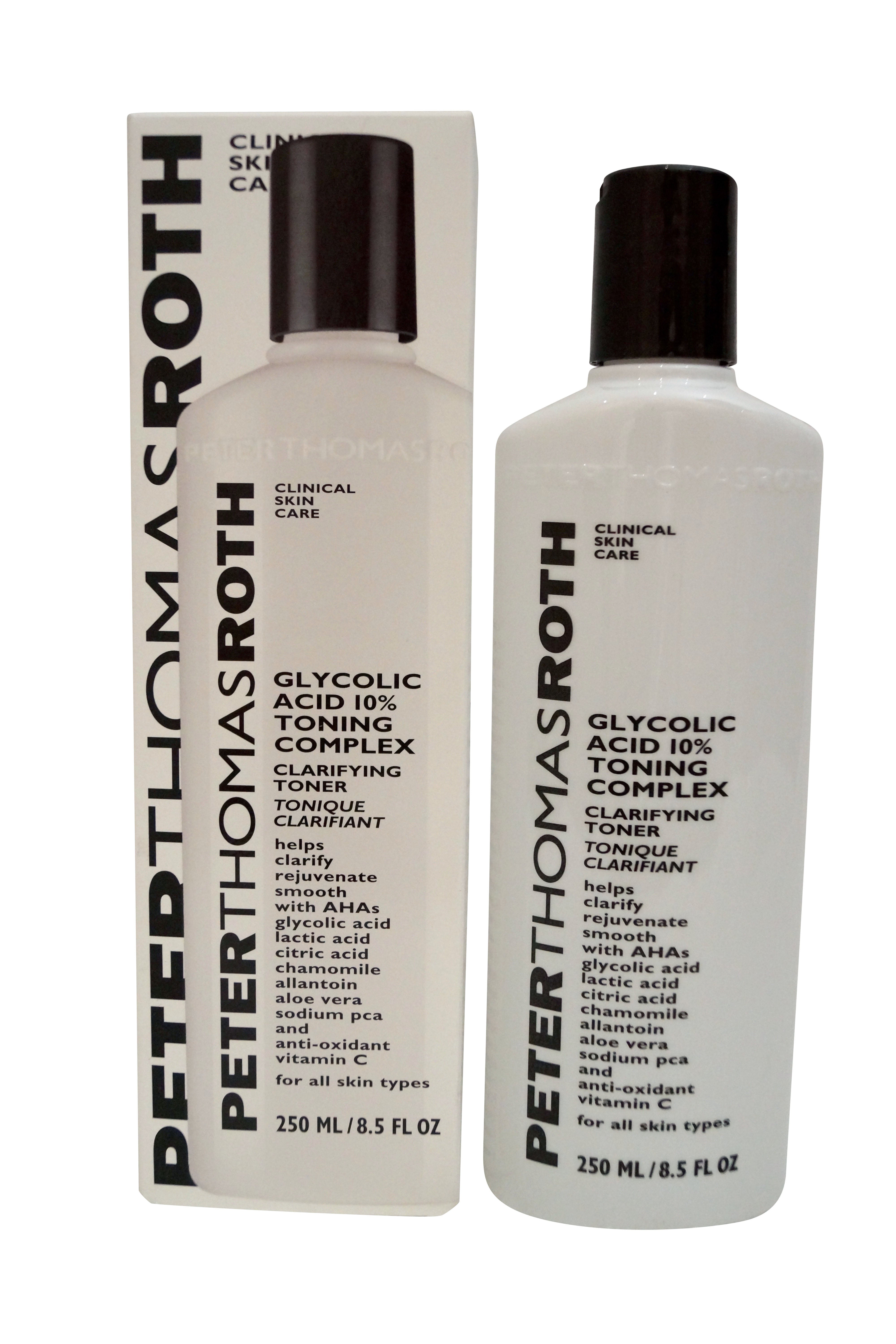 Peter Thomas Roth Glycolic Acid 10% Toning Complex Clarifying Toner 8.5 oz