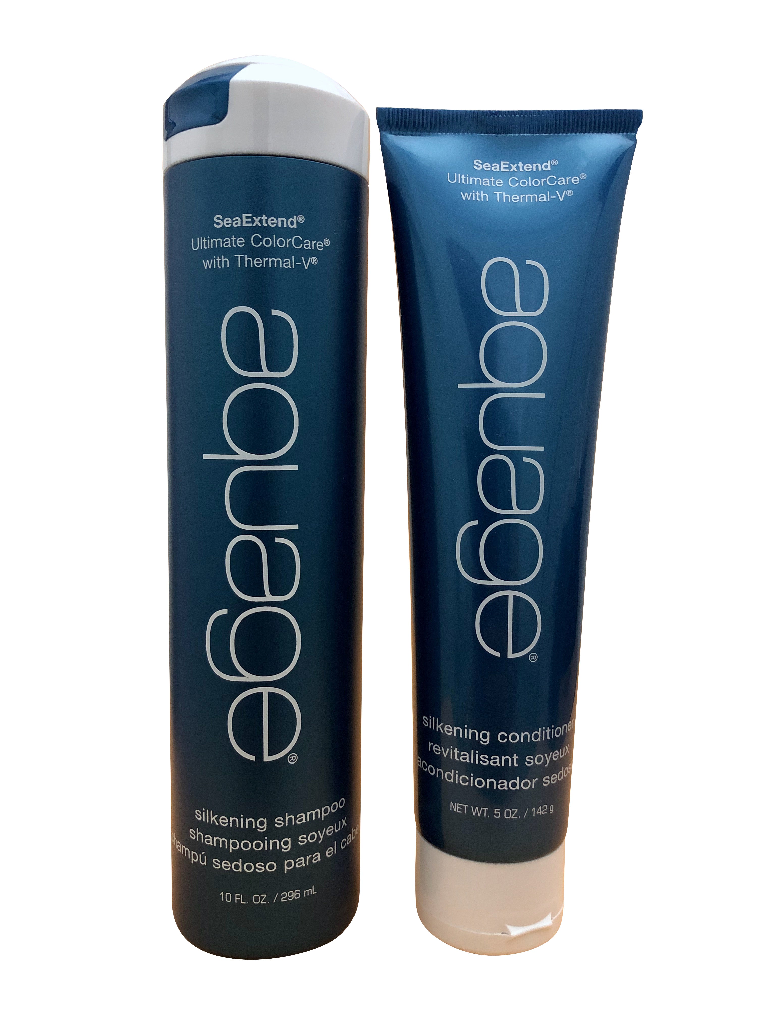 Aquage Silkening Shampoo 10 OZ & Conditioner 5 OZ Set