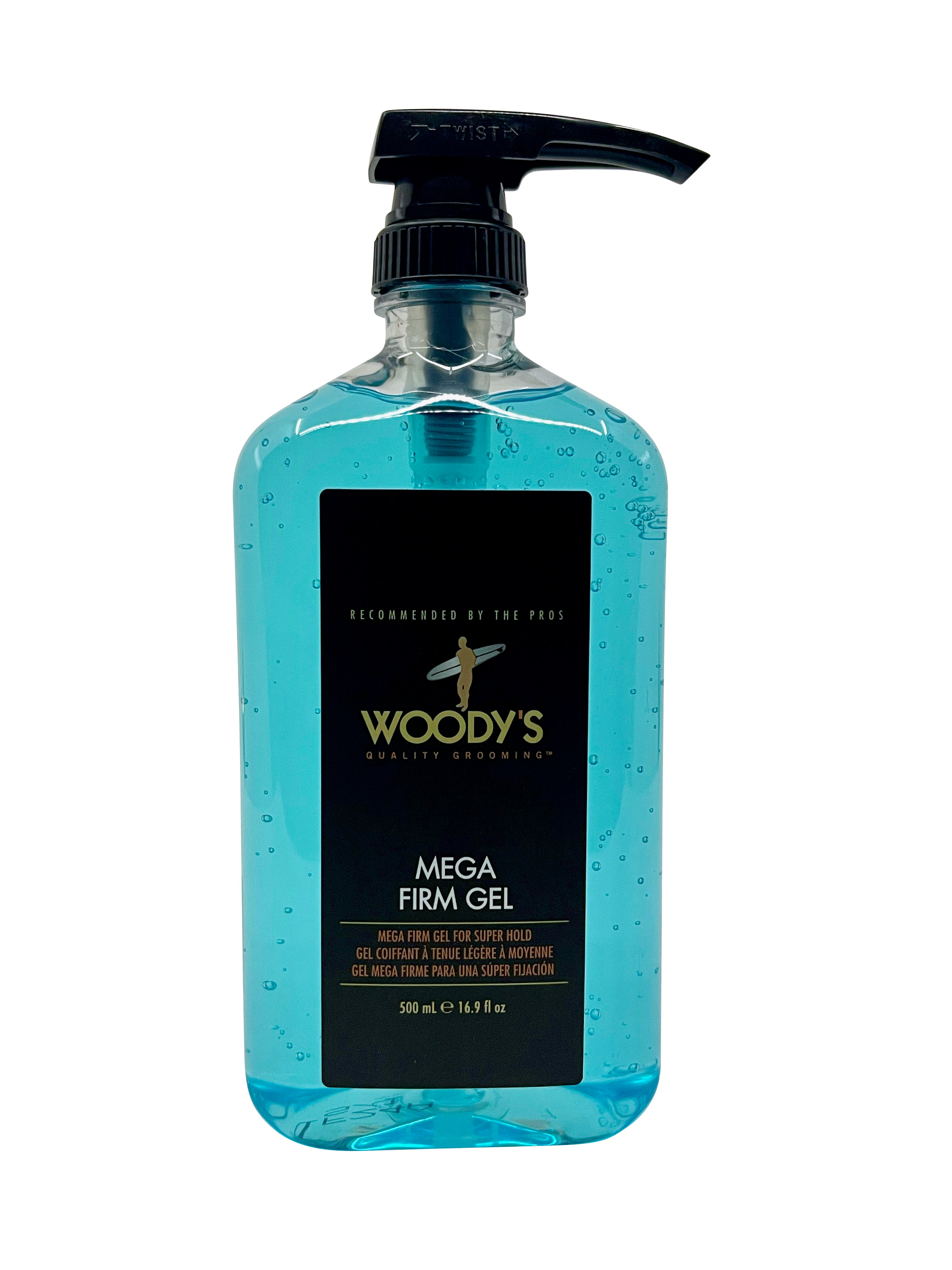 Woody's for Men Mega Firm Gel 16.9 OZ