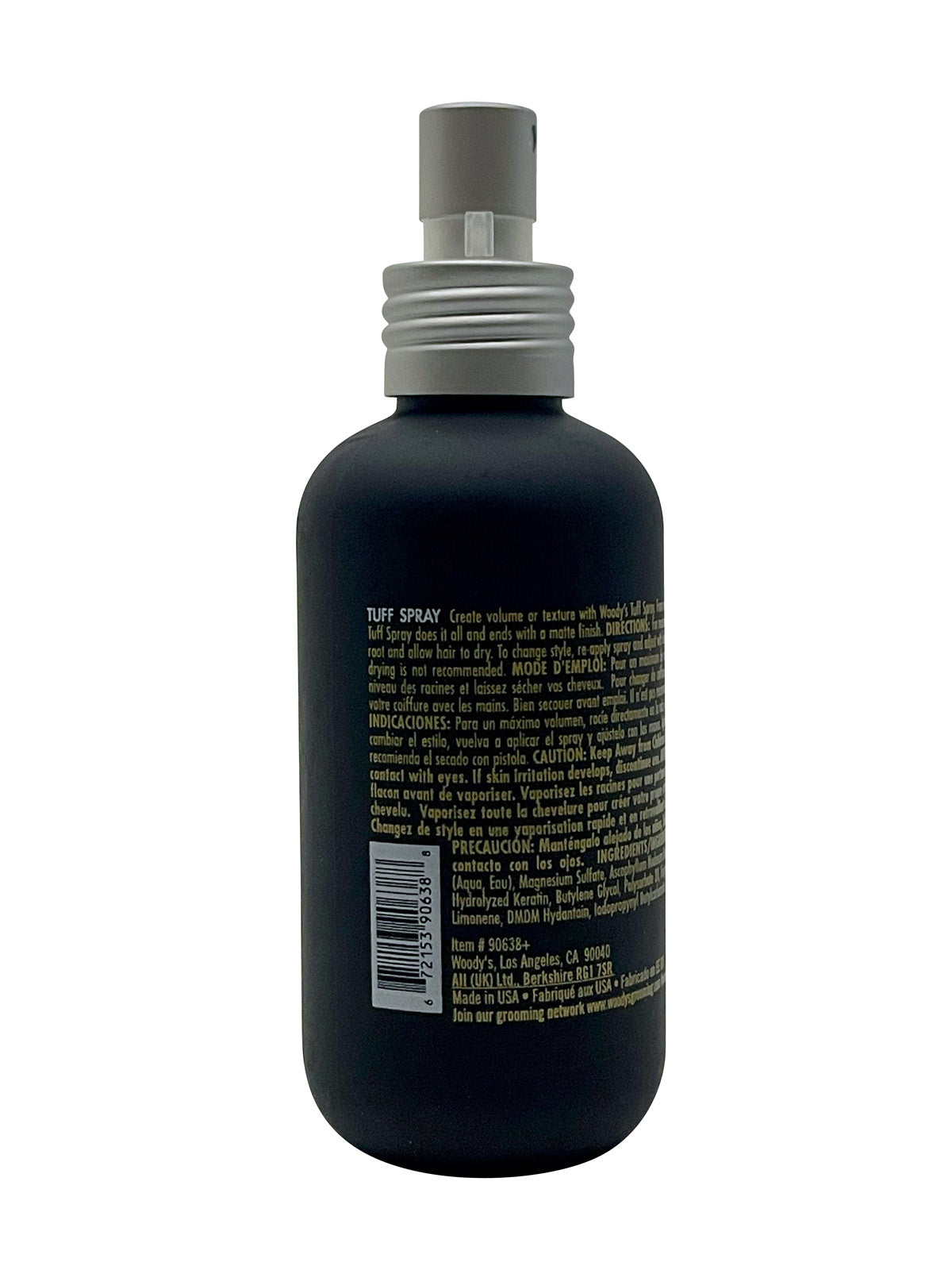 Woody's for Men Tuff Spray Volumizing Matte Texture Spray 4 OZ