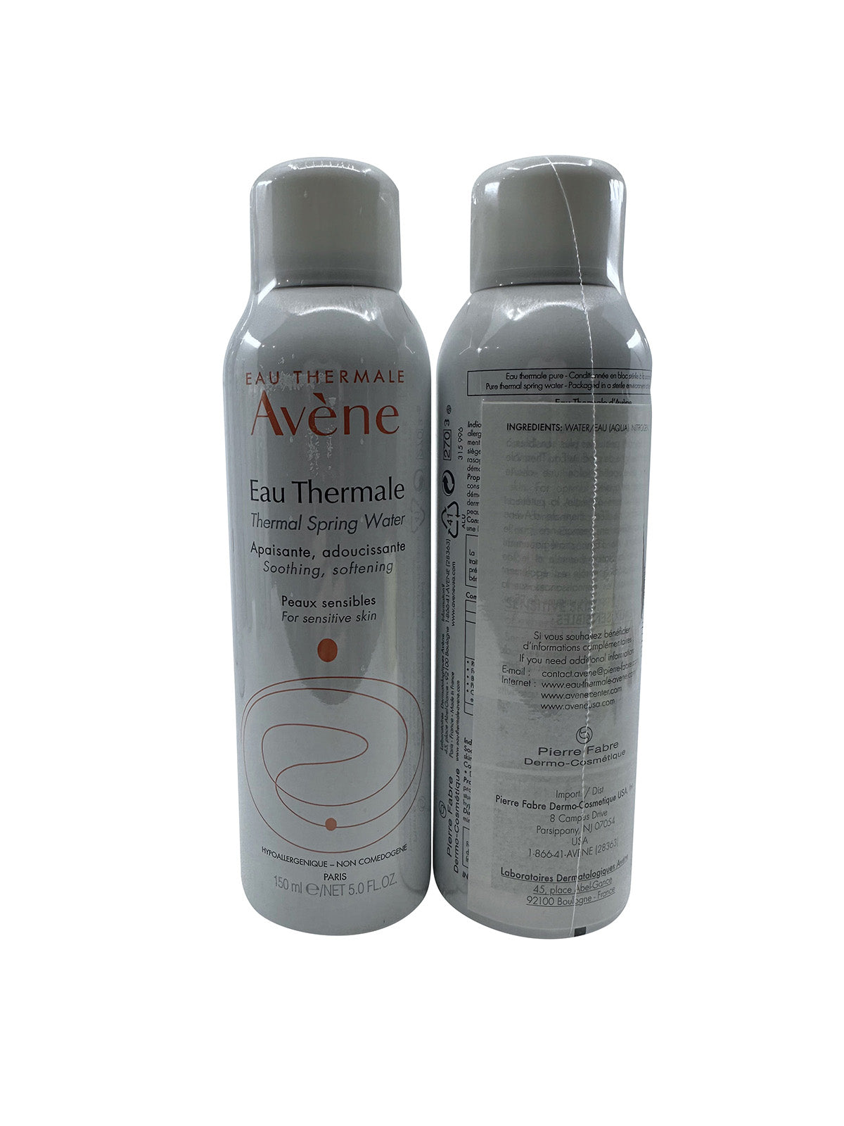 Avene Thermal Spring Water Sensitive Skin 5 OZ Set of 2