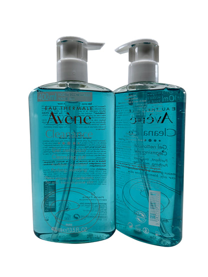 Avene Eau Thermale Cleansing Gel 13.5 OZ All Skin Types Set of 2