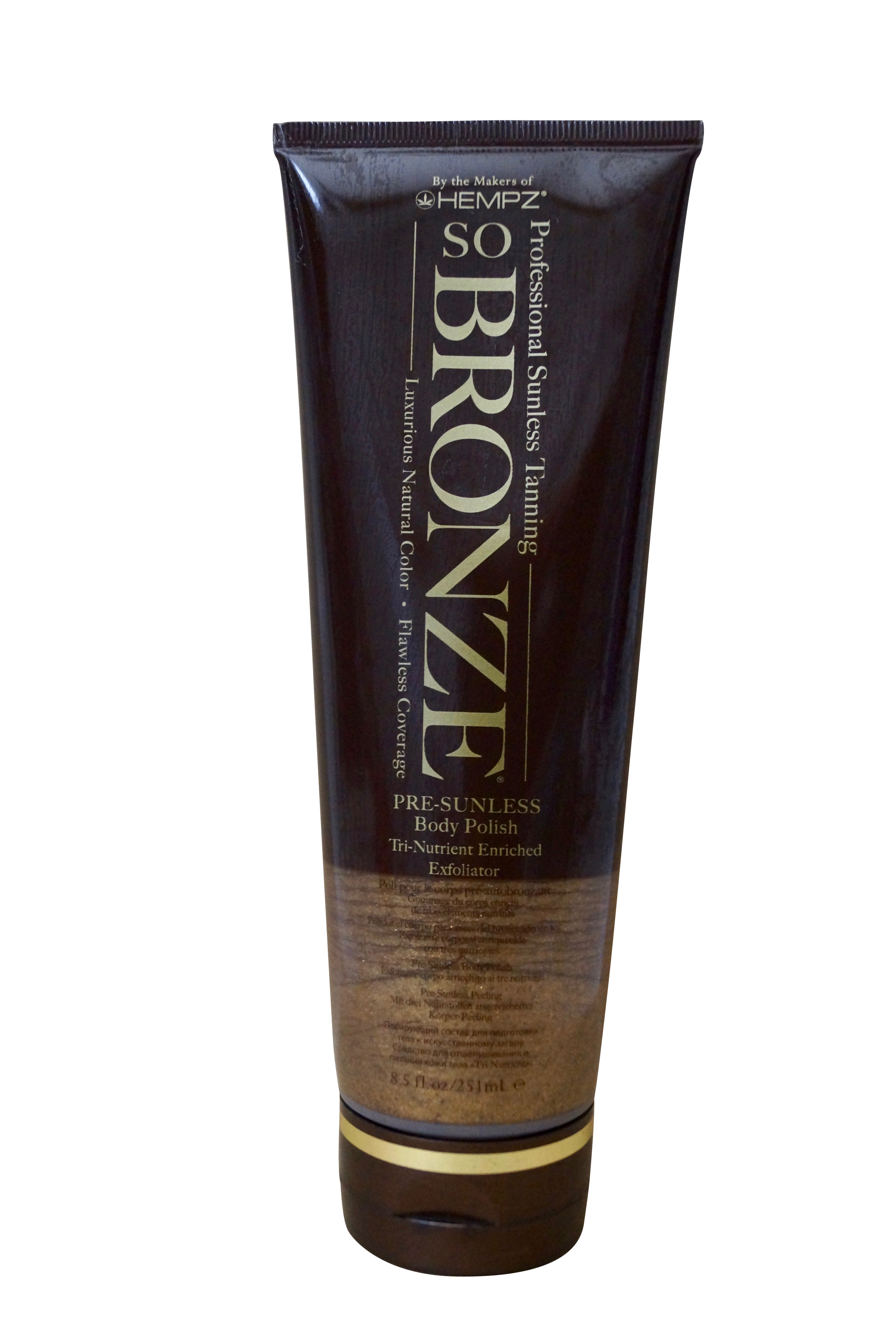 Hempz So Bronze Pre Sunless Body Polish 8.5 OZ