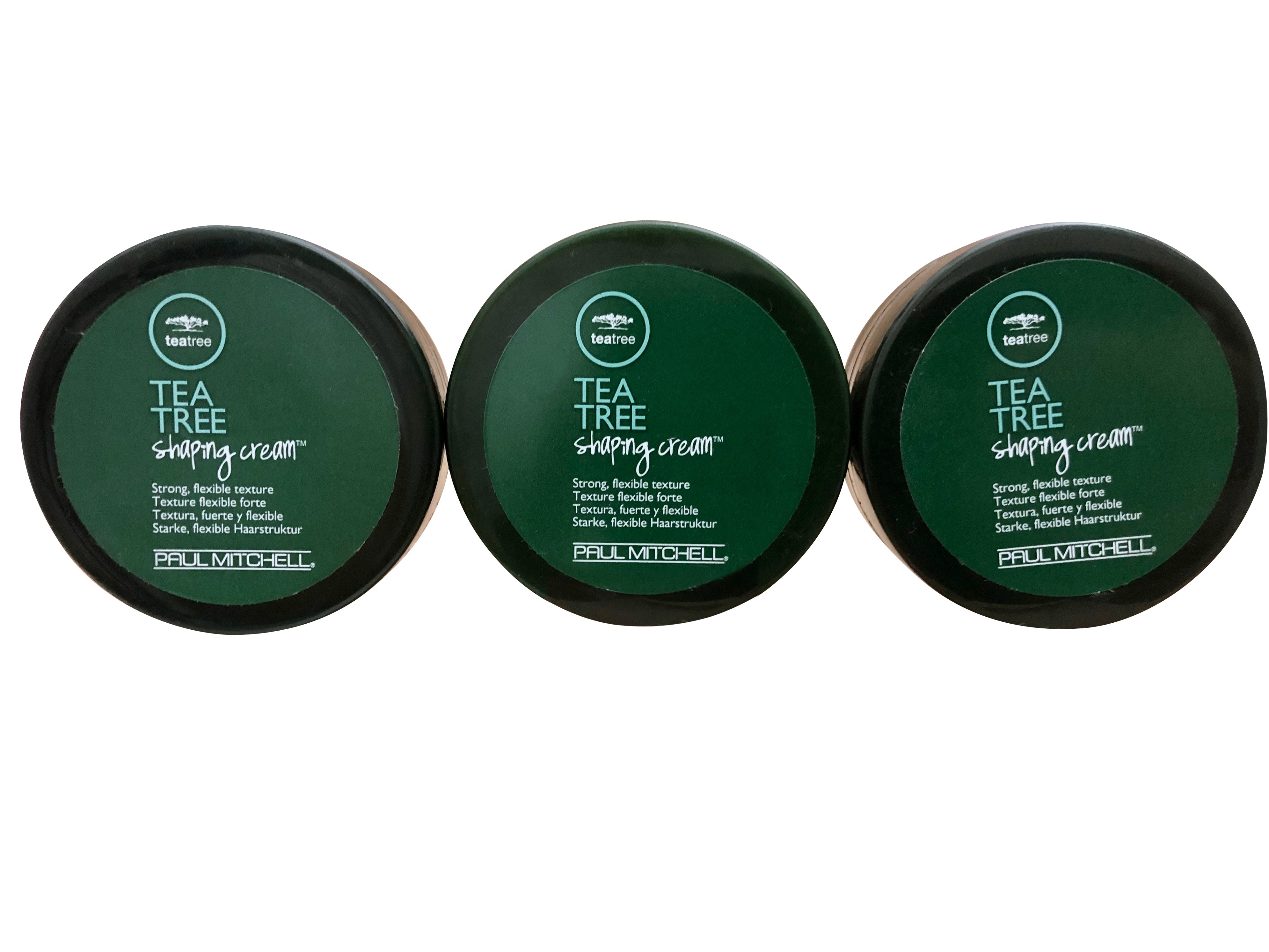 Paul Mitchel Tea Tree Shaping Cream .35 OZ Travel Set of 3