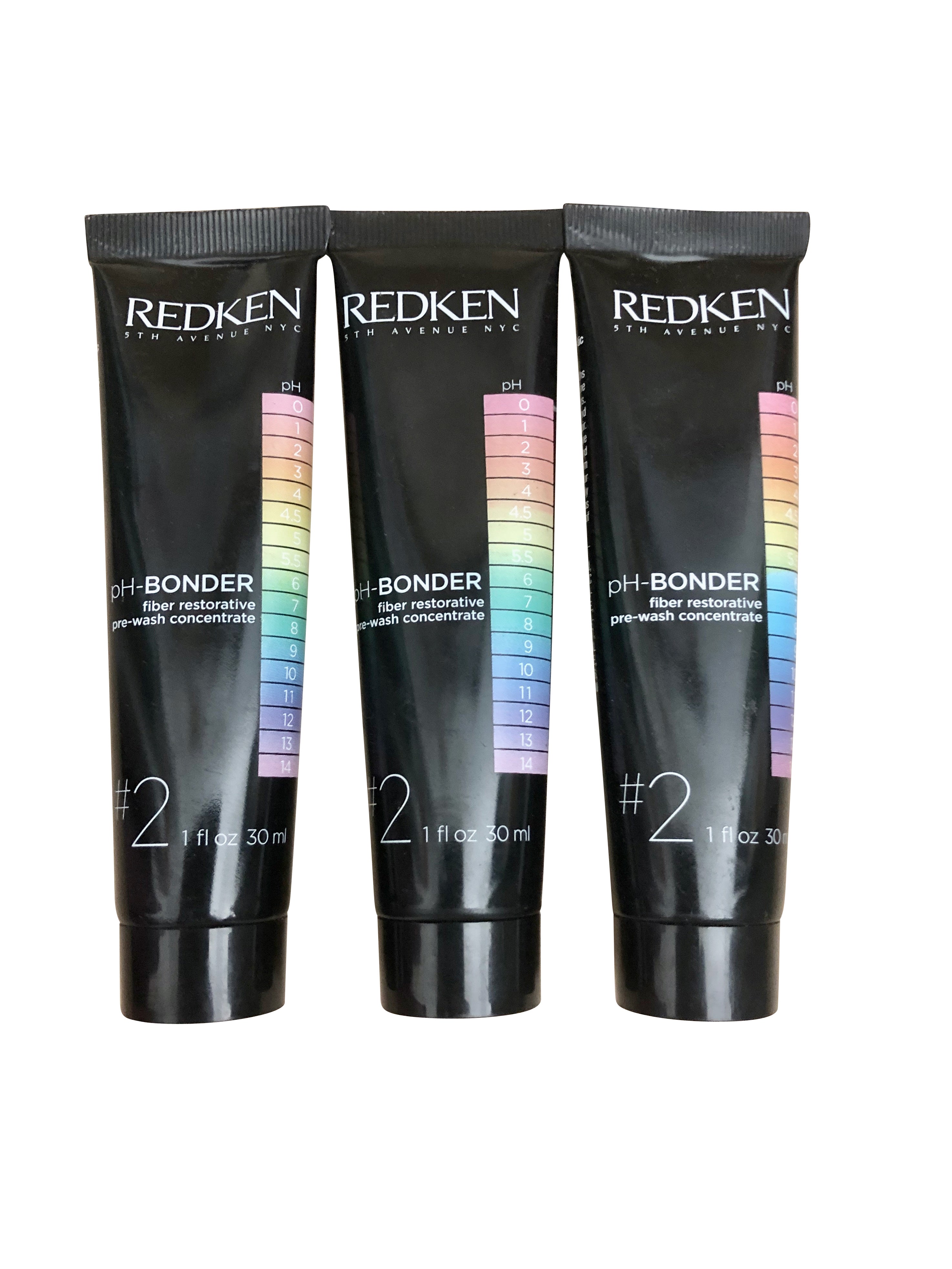 Redken PH Bonder Pre Wash #2 1 OZ Travel Set of 3