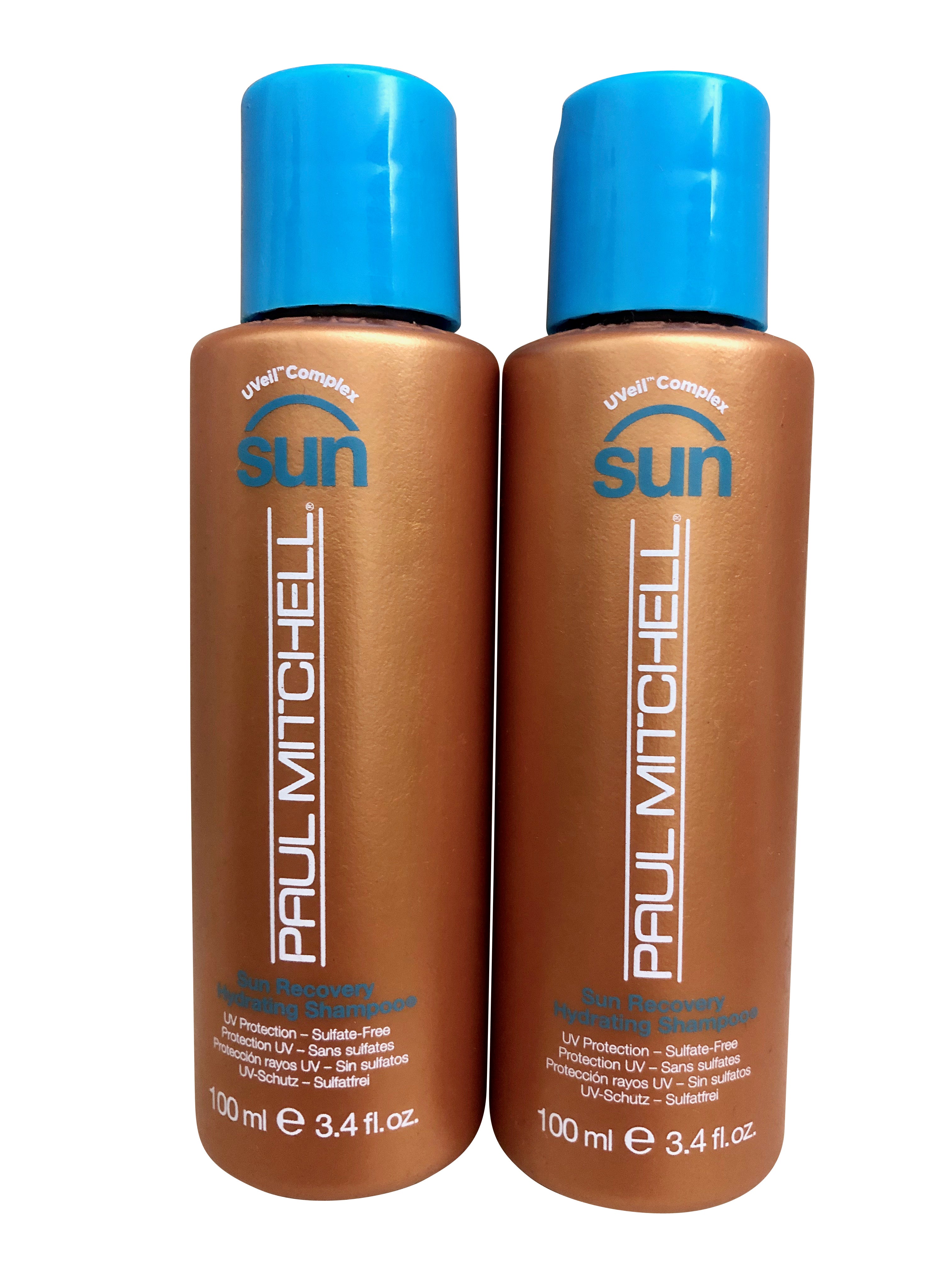 Paul Mitchel Sun Recovery Hydrating Shampoo 3.4 OZ Travel Set of 2