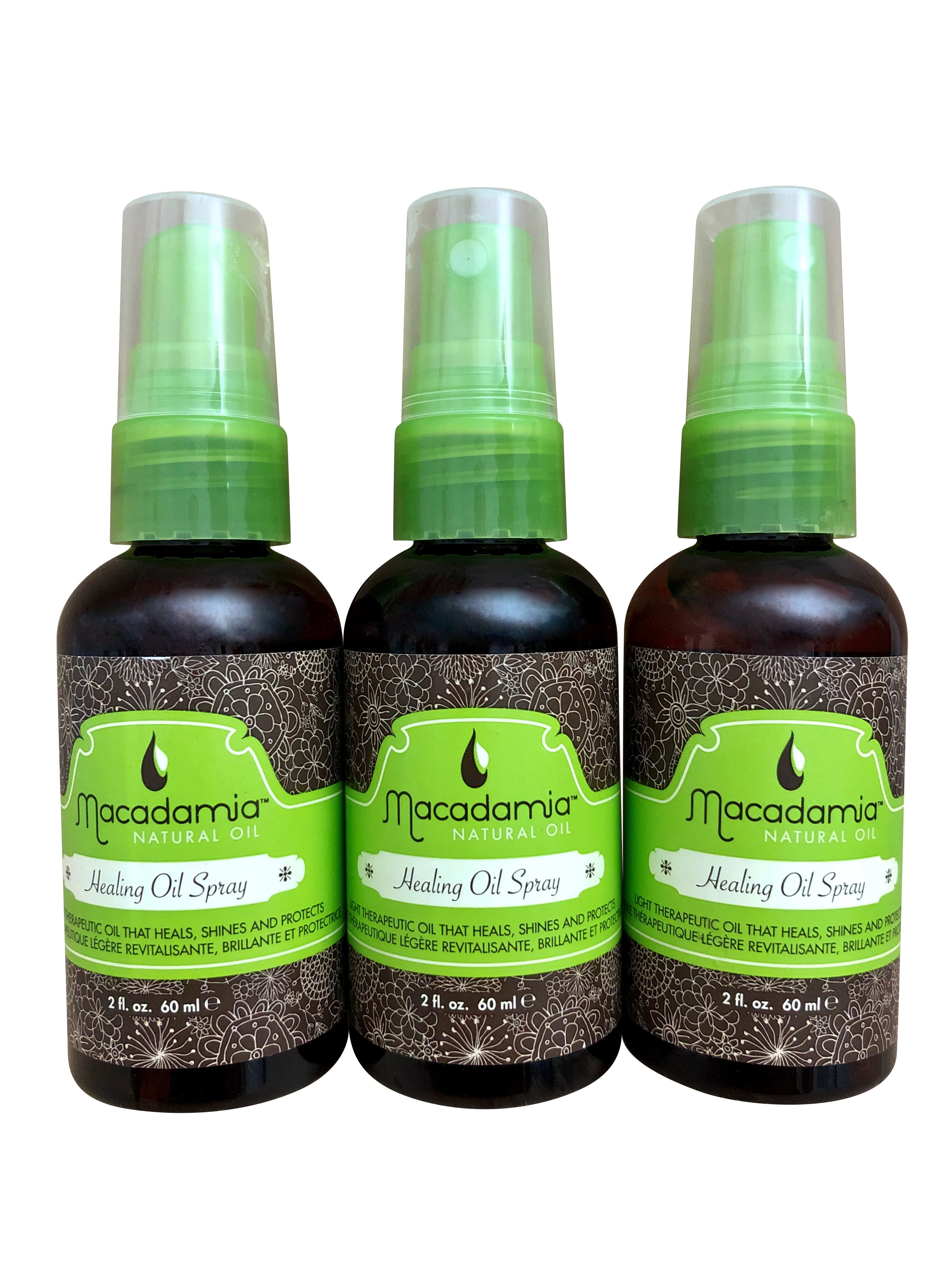 Macadamia Hair Care Healing Oil Spray 2 OZ set of 3