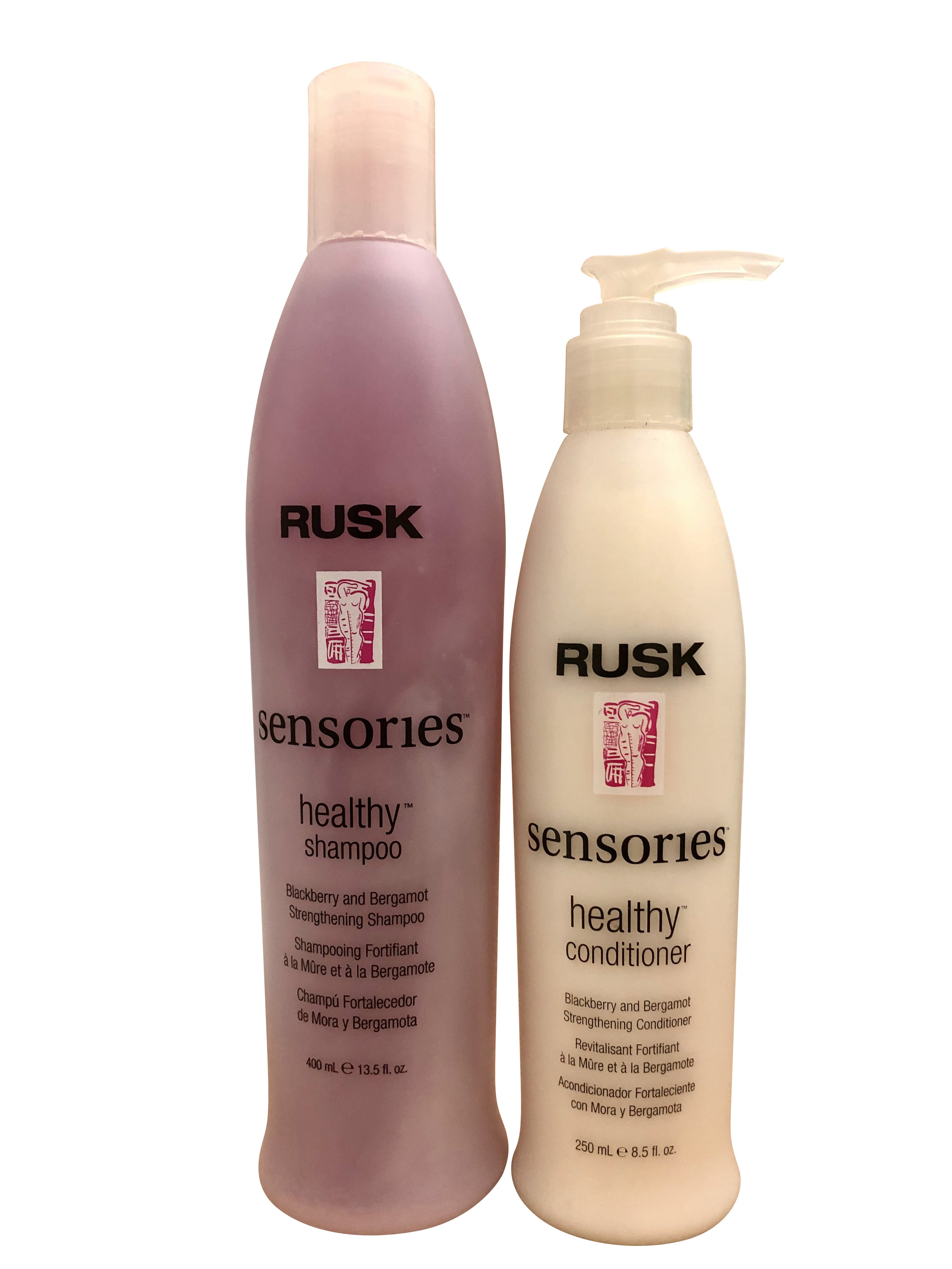 Rusk Sensories Healthy Shampoo 13.5 OZ & Conditioner 8.5 OZ Set