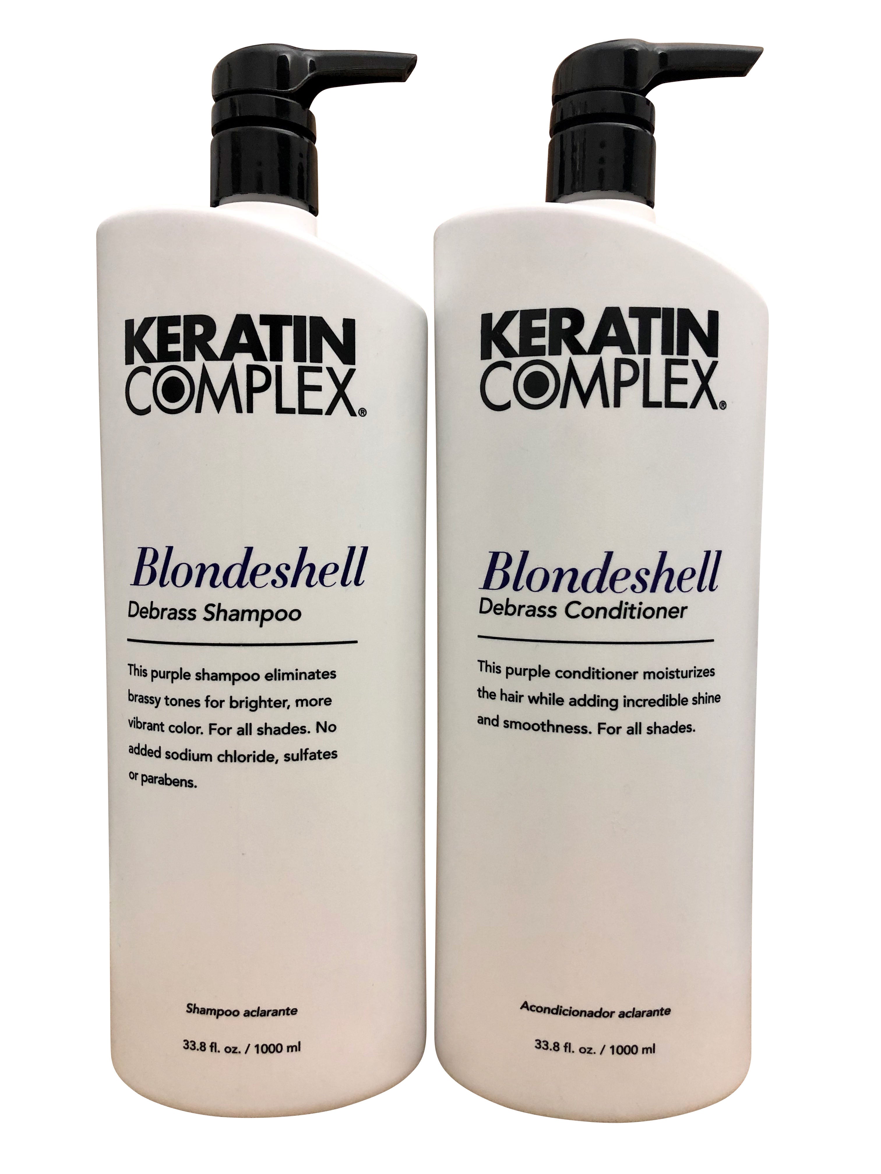 Keratin Complex Blondeshell Debrass Shampoo & Conditioner 33.8 oz Duo