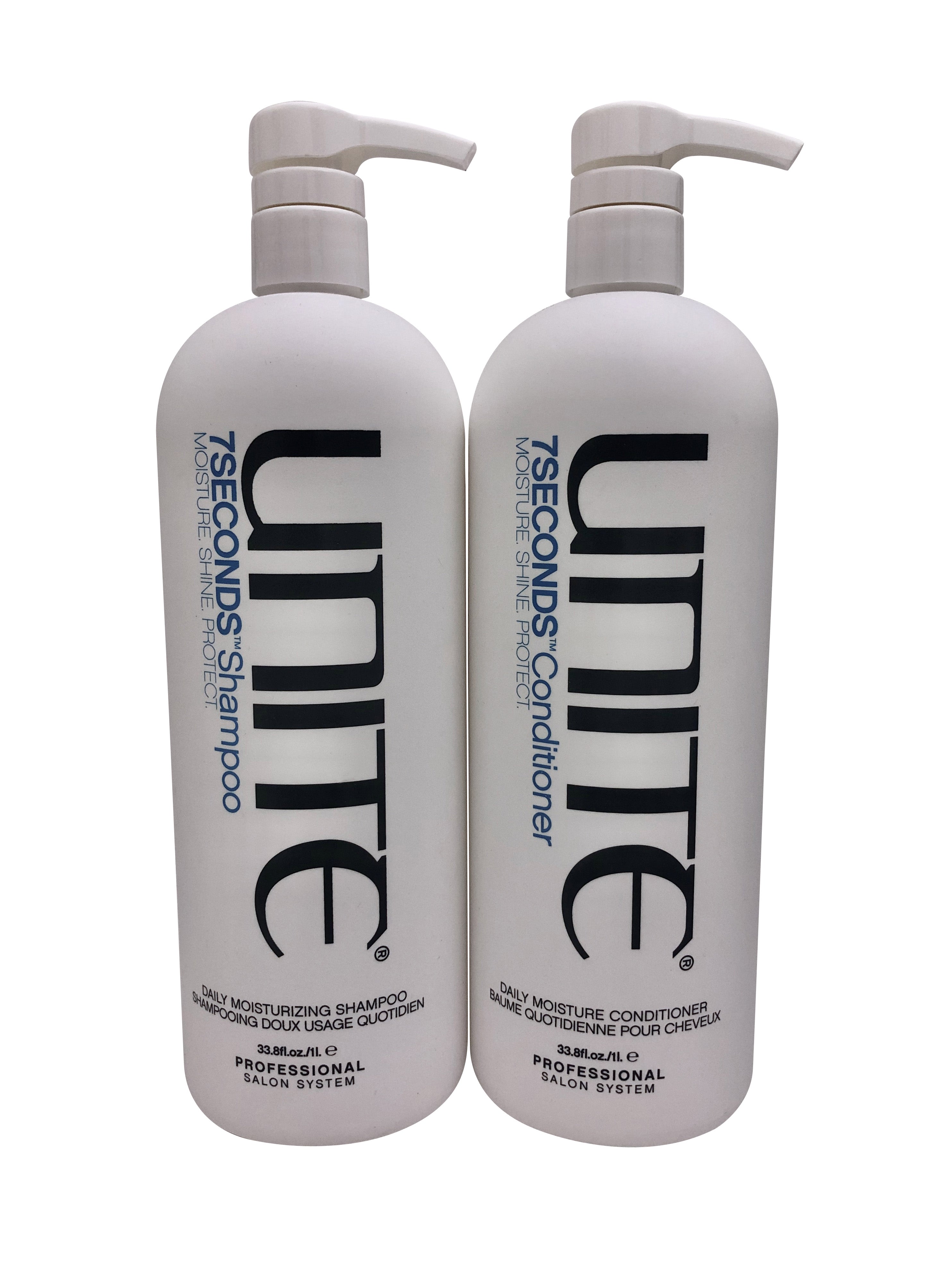 Unite 7 Seconds Daily Moisture Shampoo 33.8 OZ & Conditioner 33.8 OZ Set