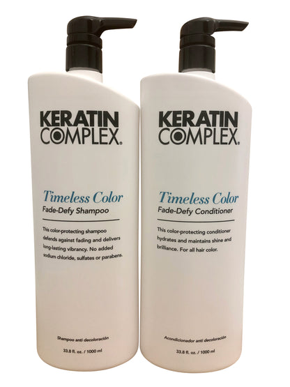 Keratin Complex Timeless Color Shampoo & Conditioner 33.8 OZ. Each