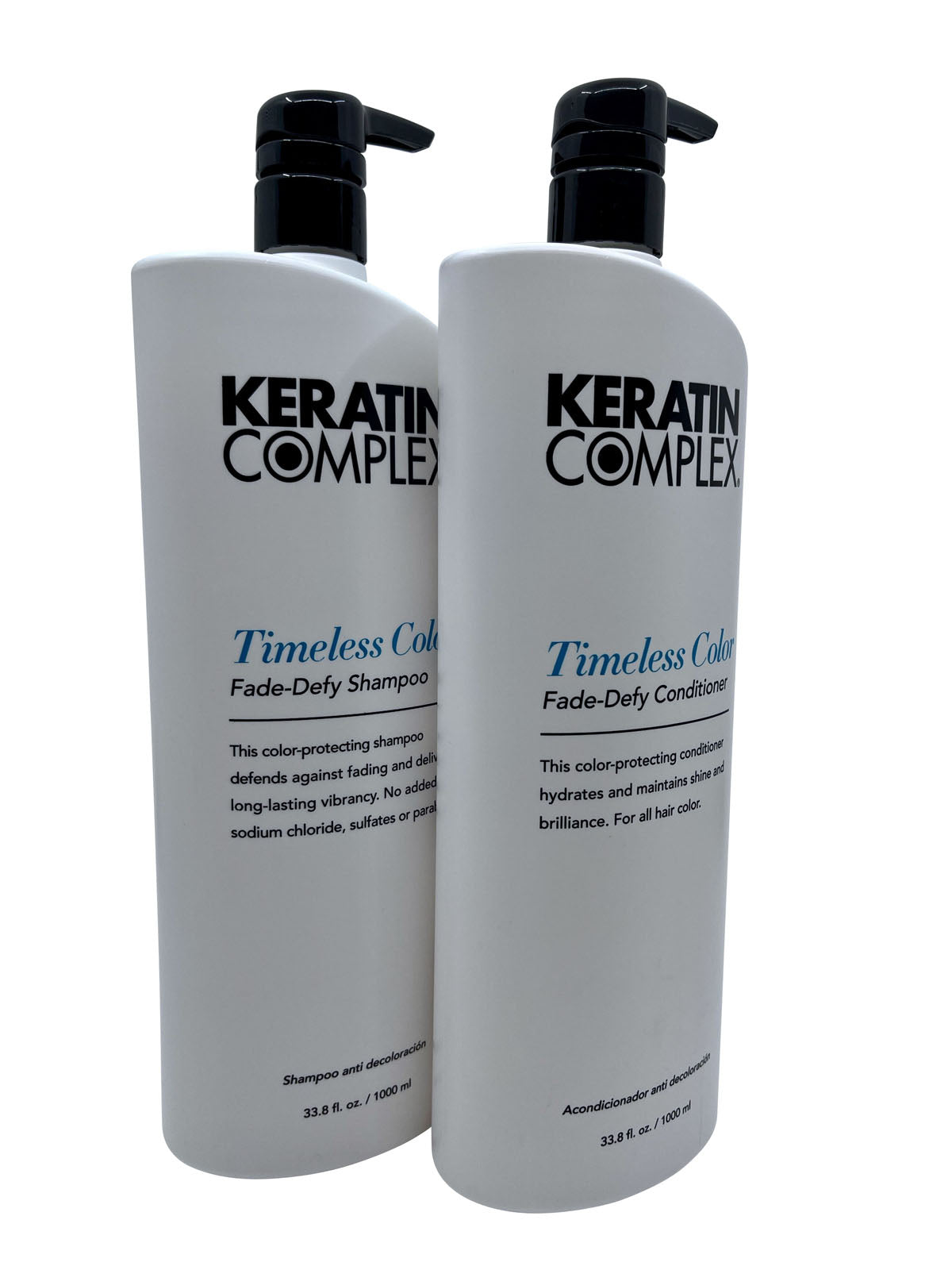 Keratin Complex Timeless Color Shampoo & Conditioner 33.8 OZ. Each