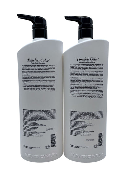 Keratin Complex Timeless Color Shampoo & Conditioner 33.8 OZ. Each