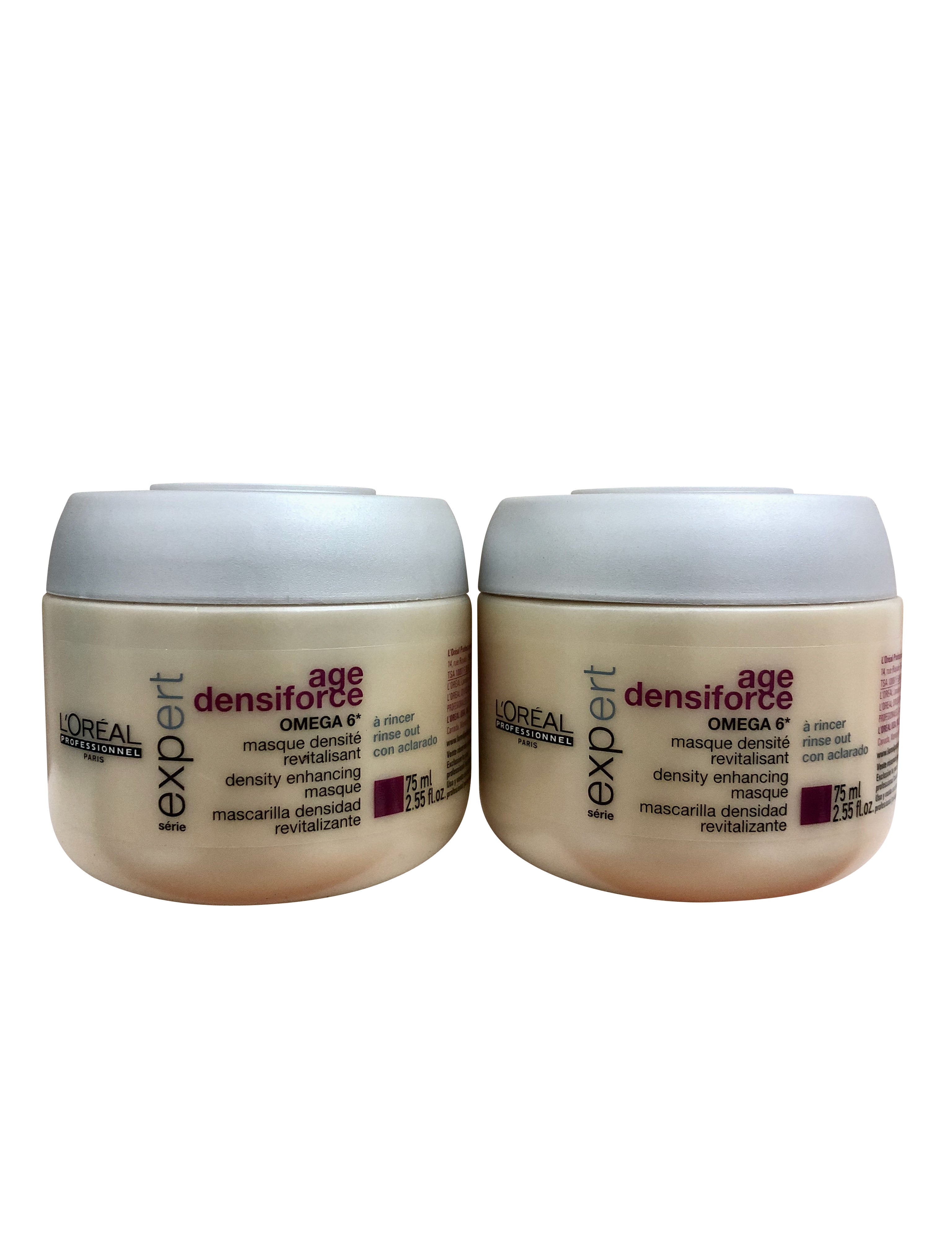 L'Oreal Age Densiforce Travel Size Hair Masque 2.56 OZ set of two