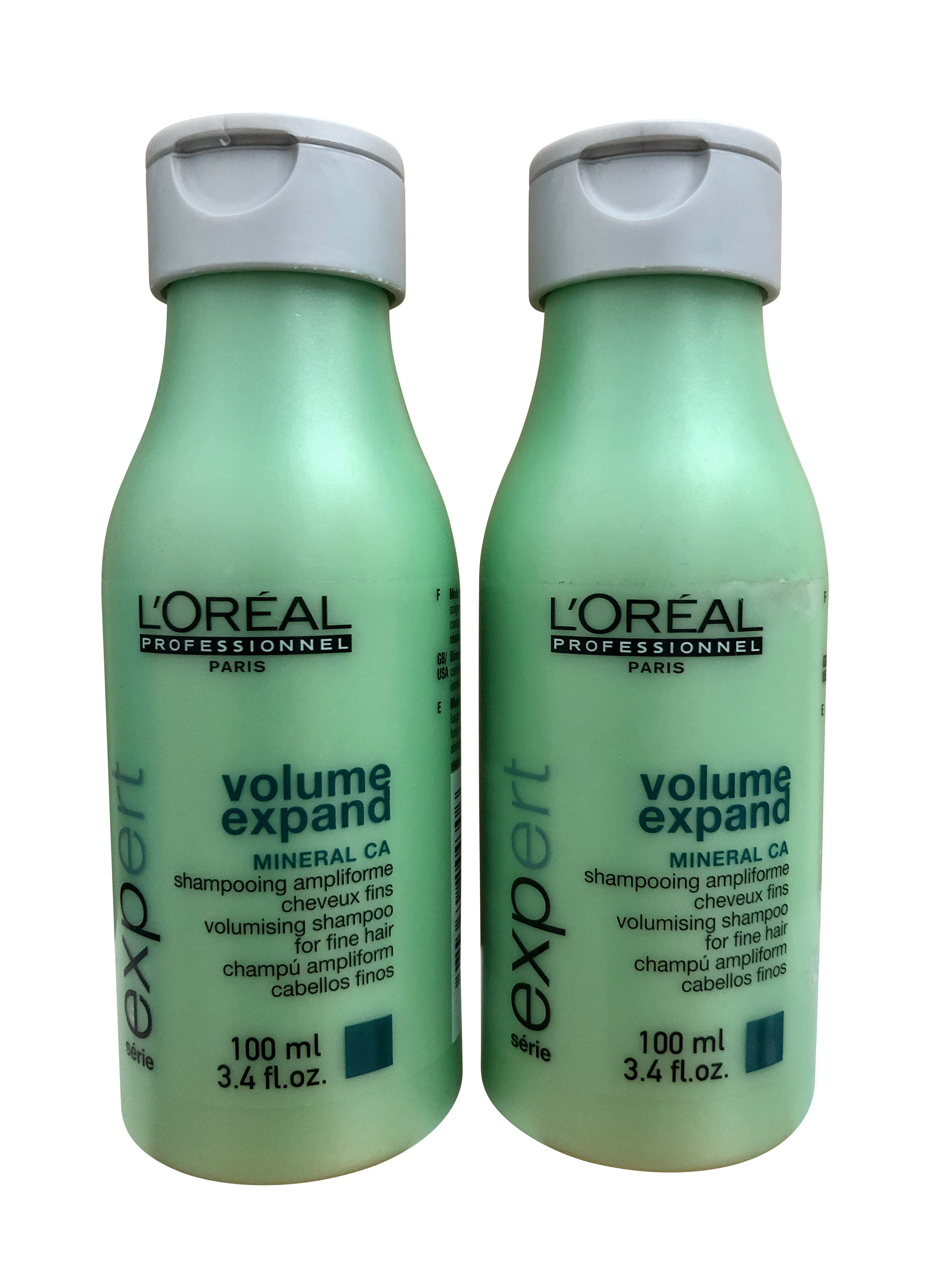 L'Oreal Volume Expand Travel Shampoo 3.4 OZ  set of two