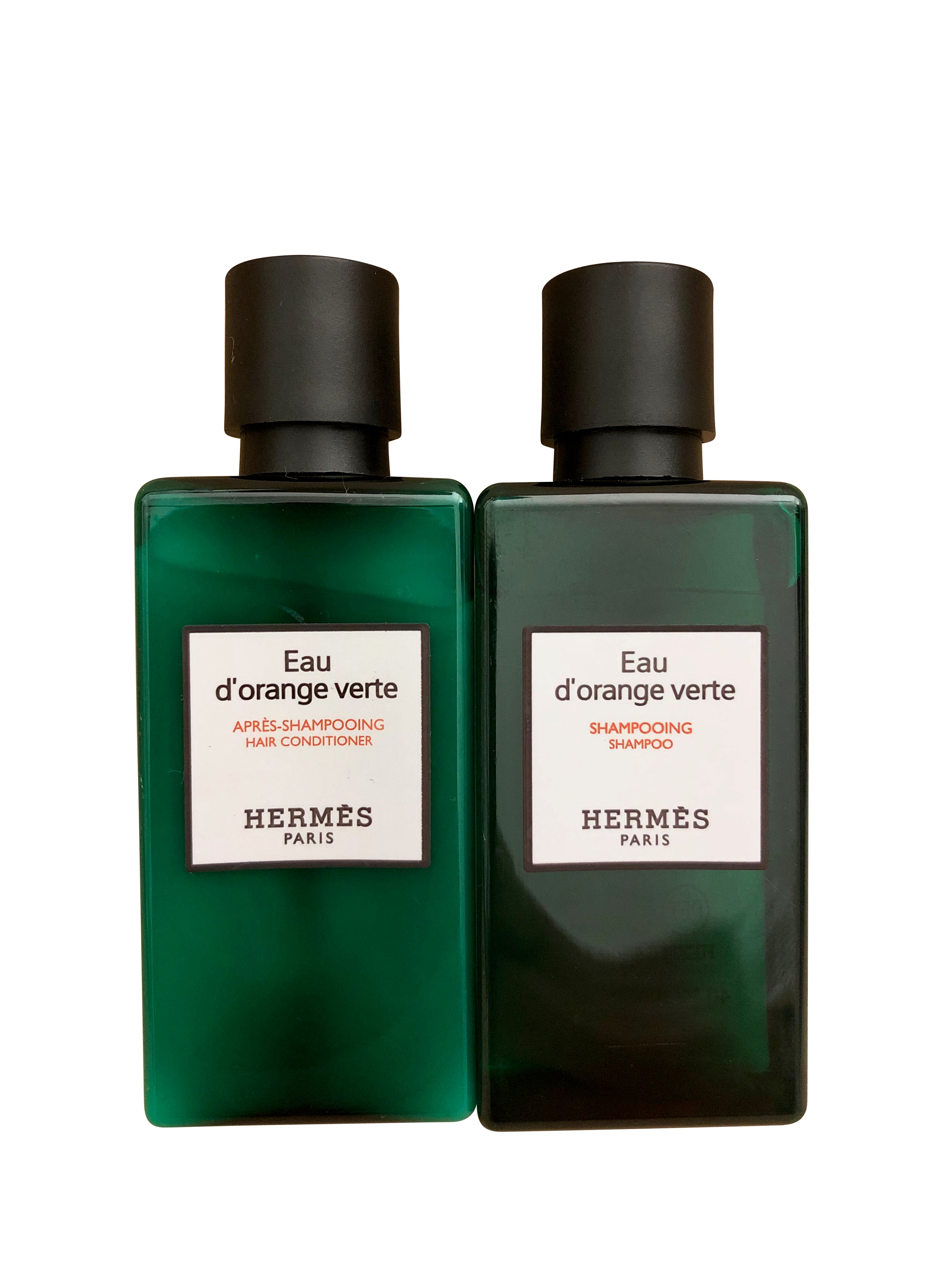 Hermes Eau d'orange Verte Shampoo 1.35 OZ & Conditioner Travel Set 1.35 OZ