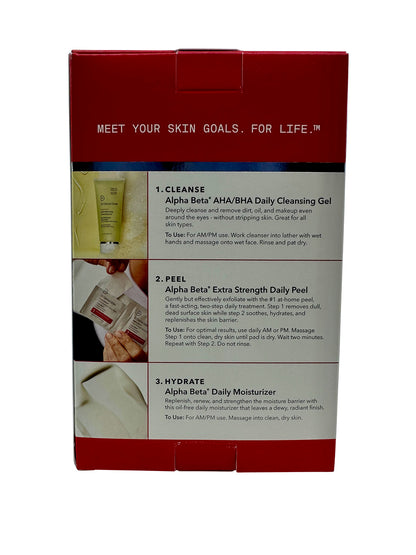Dr Dennis Gross Alpha Beta Daily Essentials Kit All Skin Types 3 Piece Set