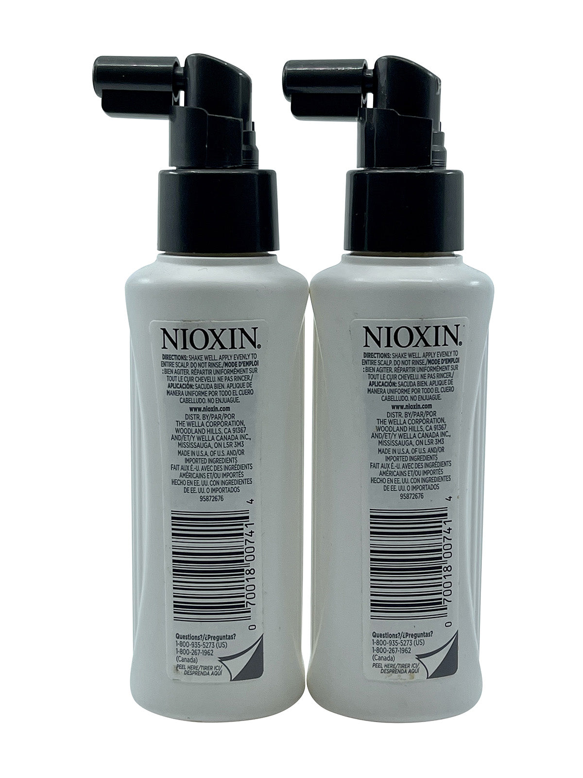 Nioxin Scalp Treatment 3 Normal & Thin Hair 3.38 OZ Set of 2