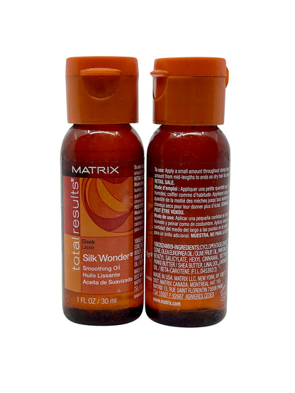 Matrix Total Results Silk Wonder Smoothing Oil 1 OZ Set of 2