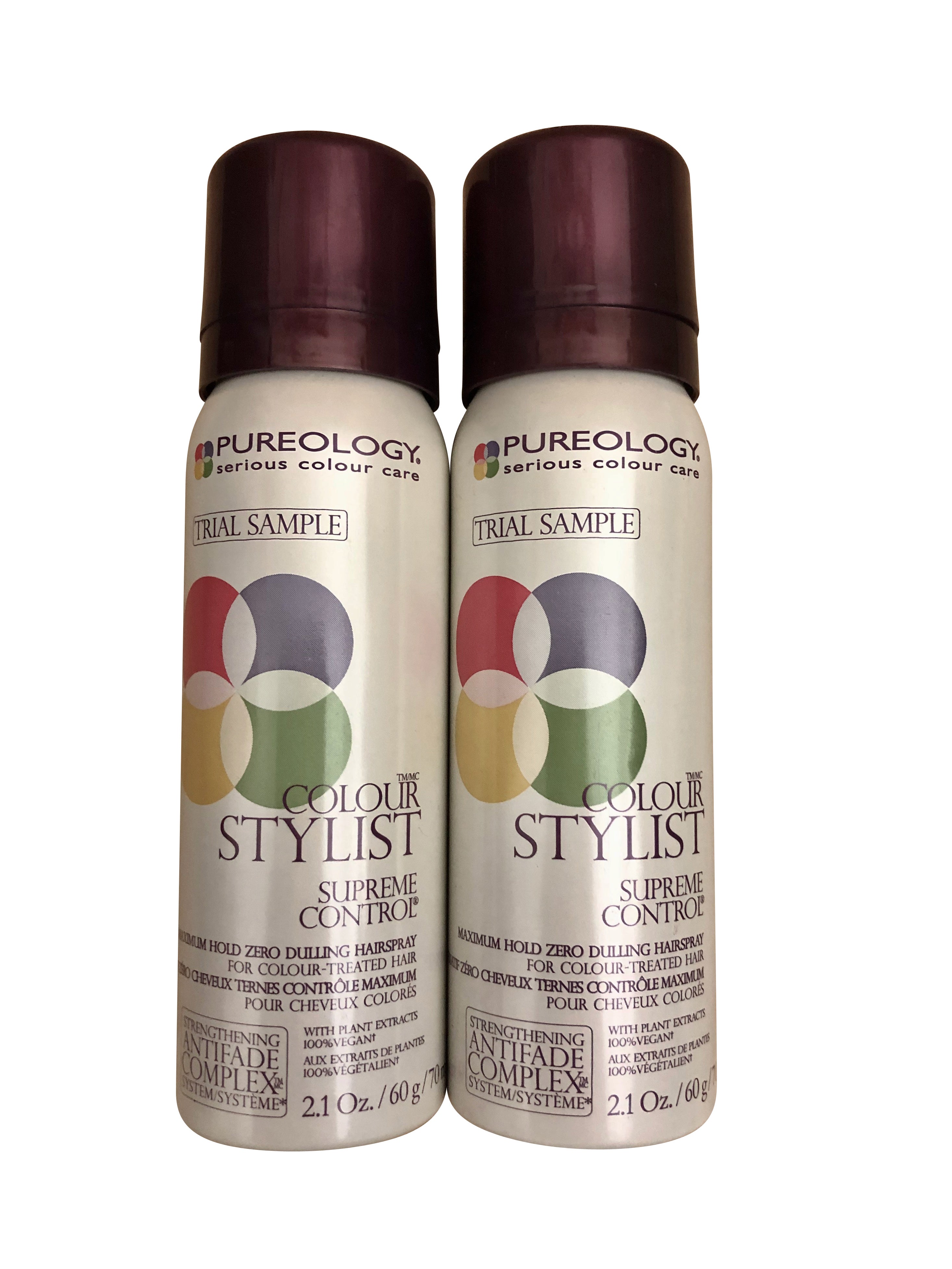 Pureology Colour Stylist Supreme Control Hairspray Duo 2.1 OZ Each