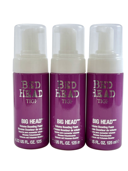 Bed Head Big Head Volume Boosting Foam 4.22oz (Pack of 3)