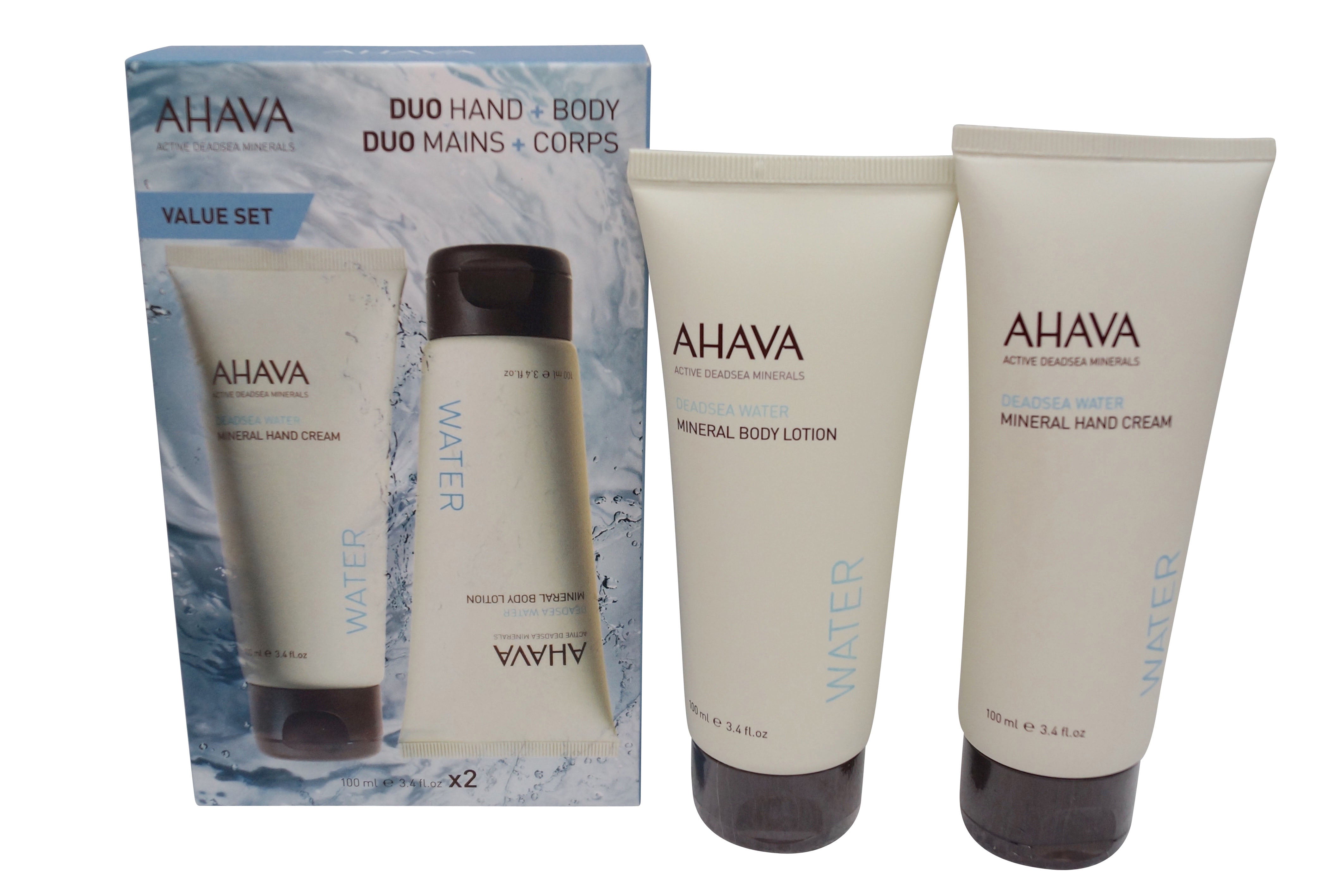 AHAVA Deadsea Water Mineral Hand & Body Cream Duo