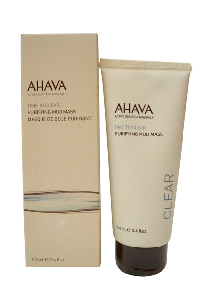 Ahava Time to Clear Purifying Mud Mask, 3.4 Oz