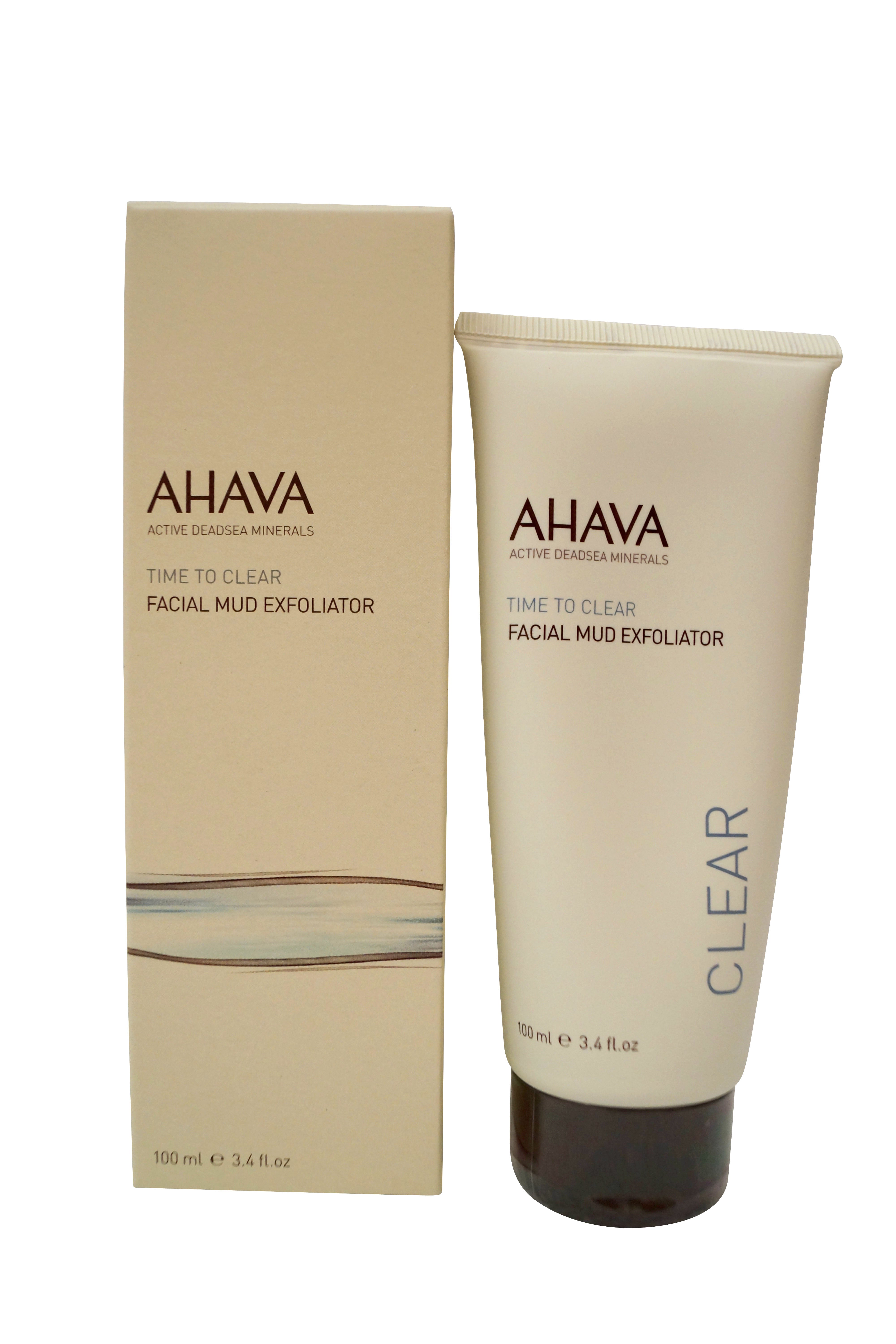 Ahava Time to Clear Facial Mud Exfoliator, 3.4 Oz