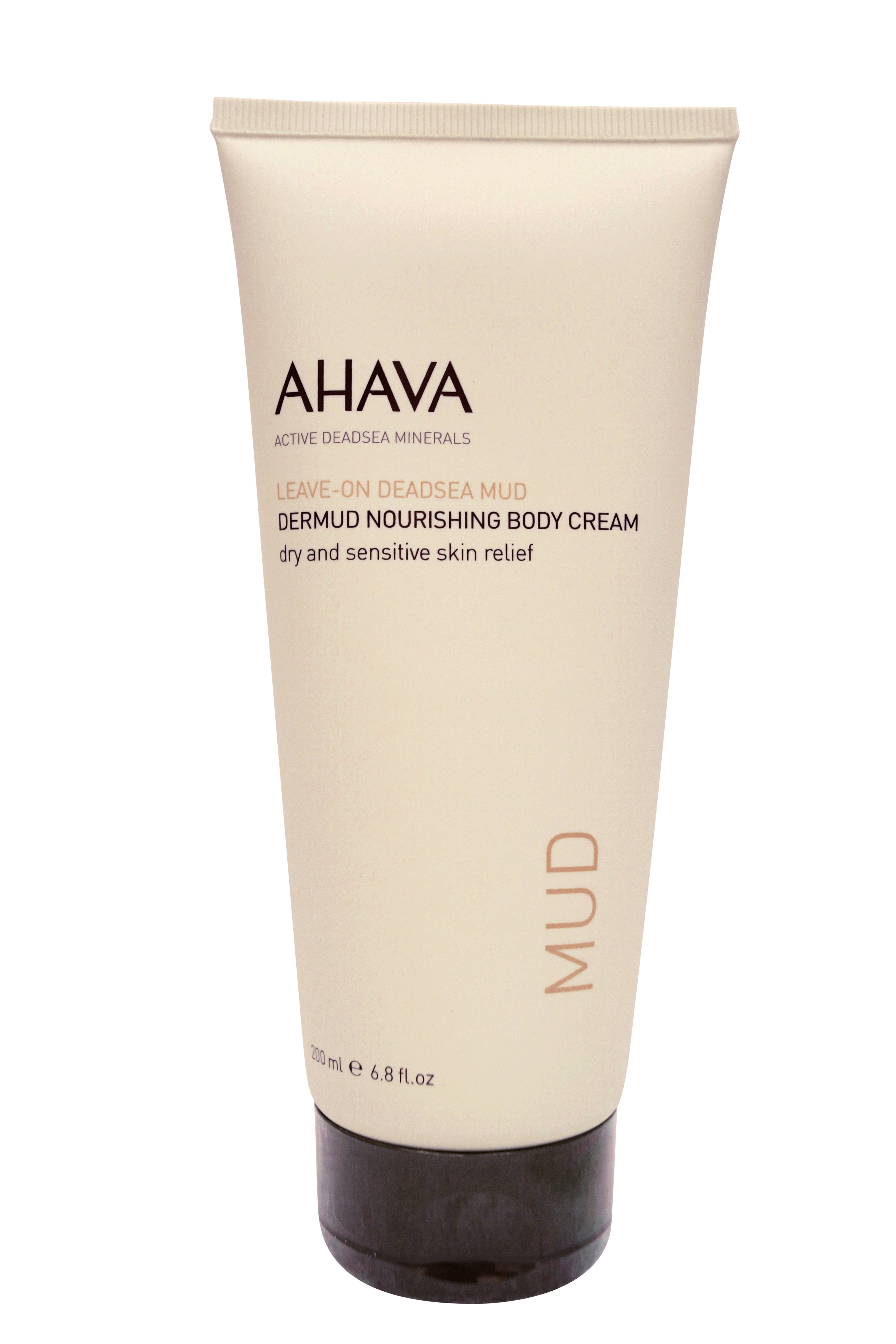 AHAVA Dead Sea Mud Dermud Nourishing Body Cream, 6.8.